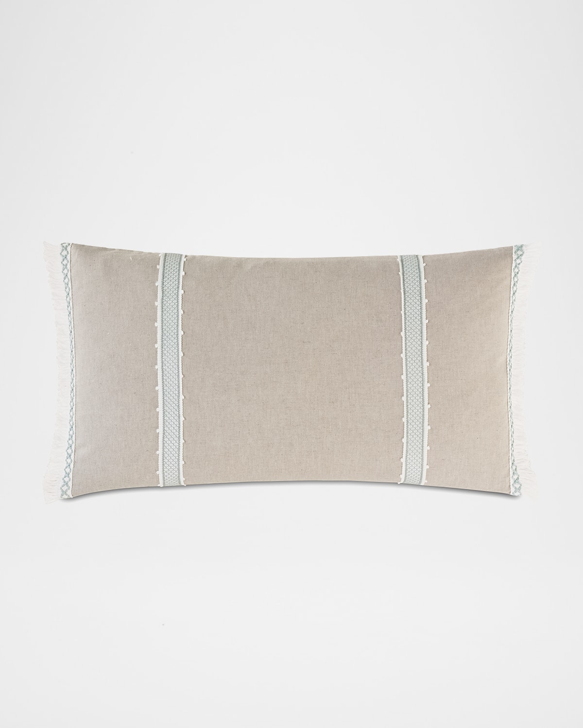 Image Eastern Accents Amberlynn Picot Decorative Pillow - 15" x 26"