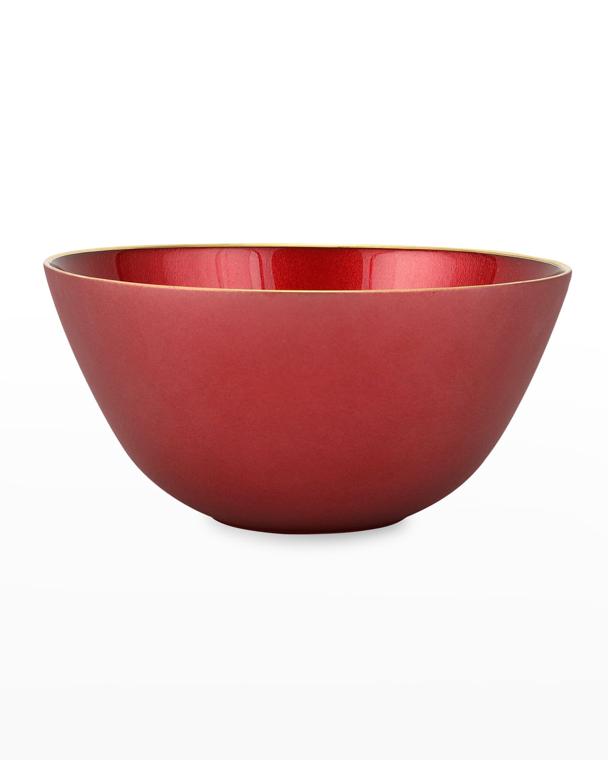 Image Vietri Metallic Glass Ruby Deep Bowl 