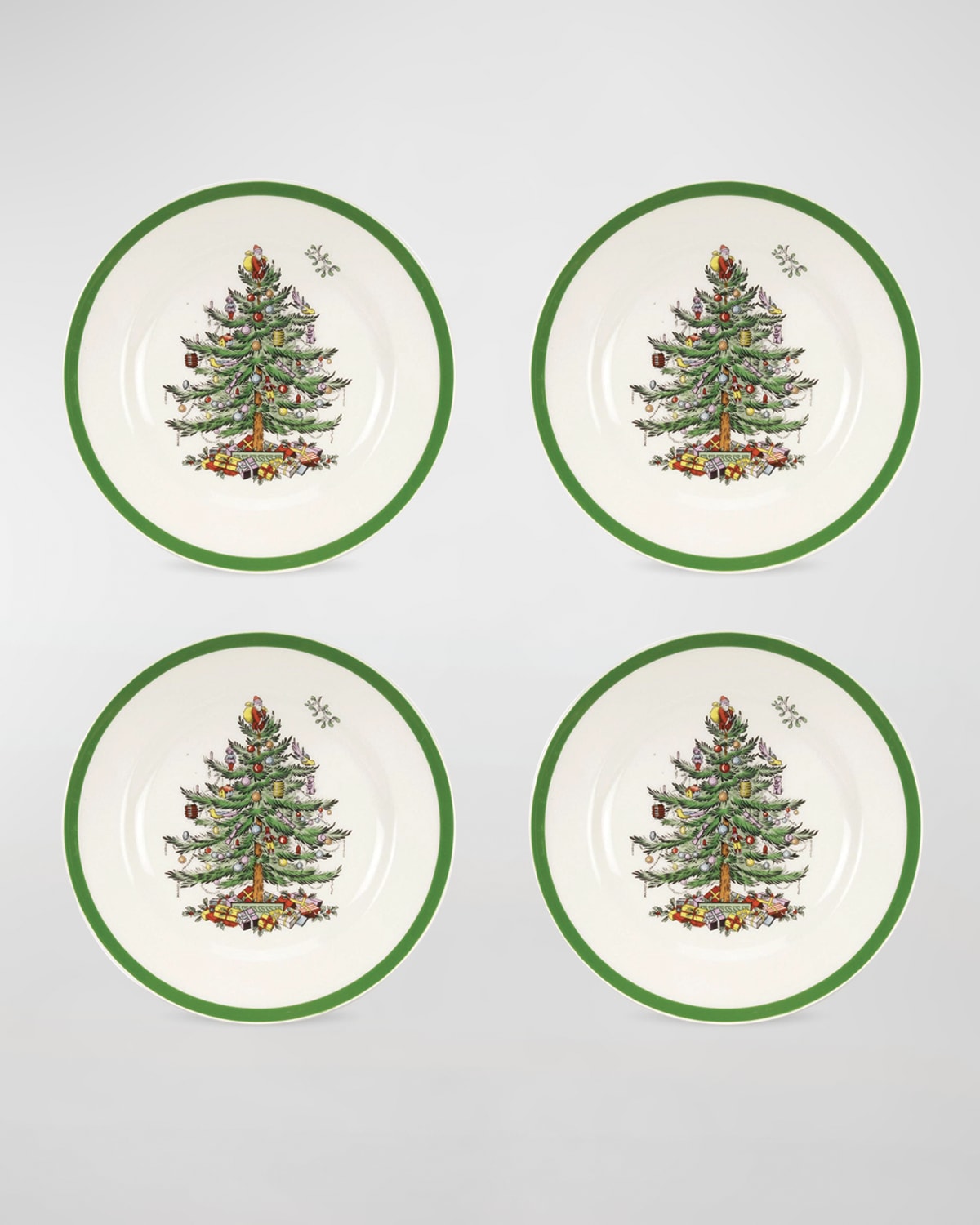 Image Spode Christmas Tree Set of 4 Salad Plates