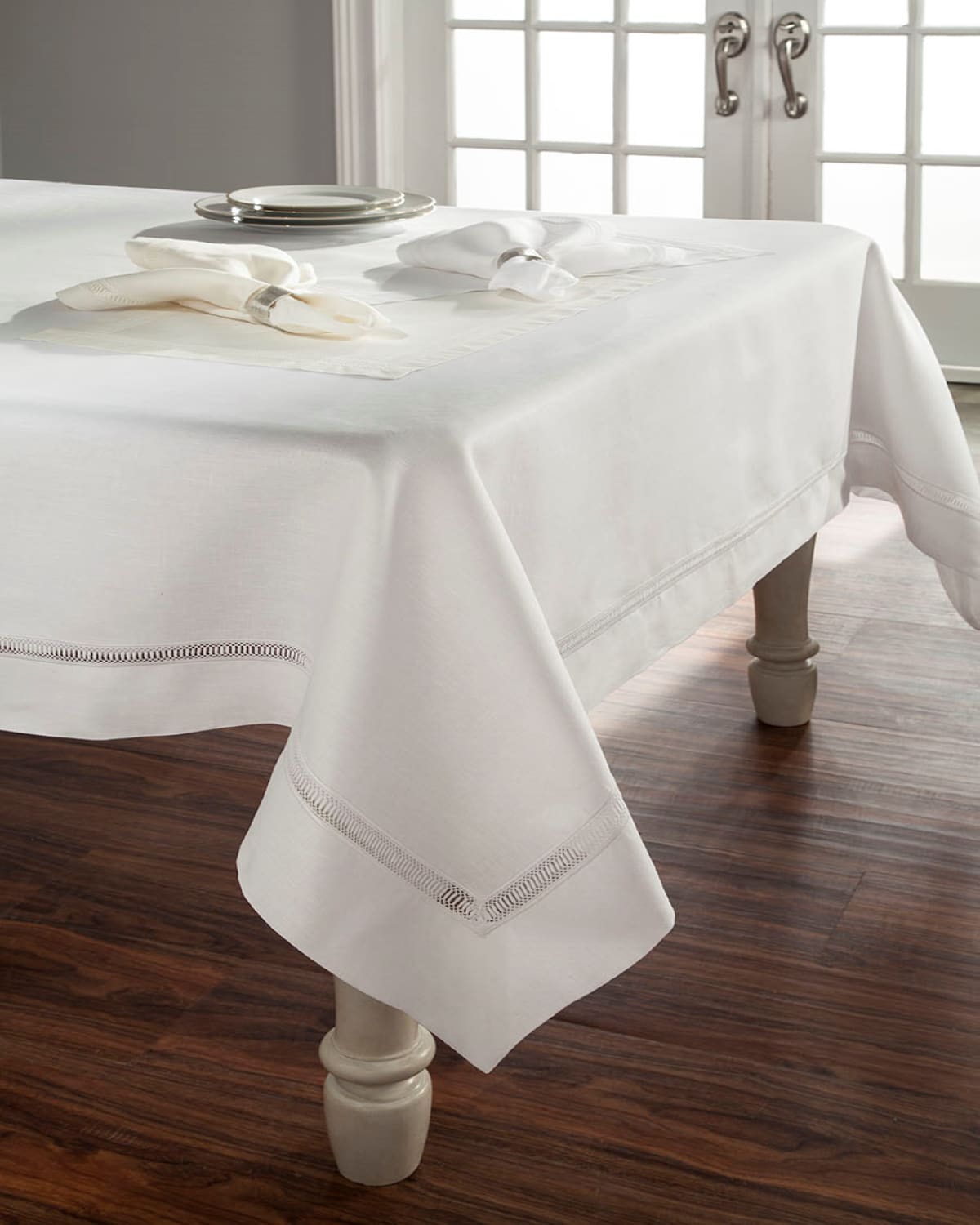 Image Home Treasures Doric Linen Tablecloth, 72" x 108"