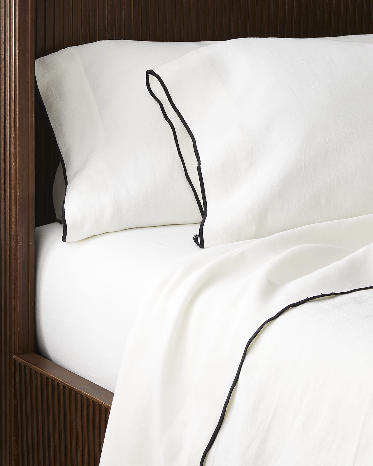 Image Amity Home Tyne Linen Ivory King Sheet Set