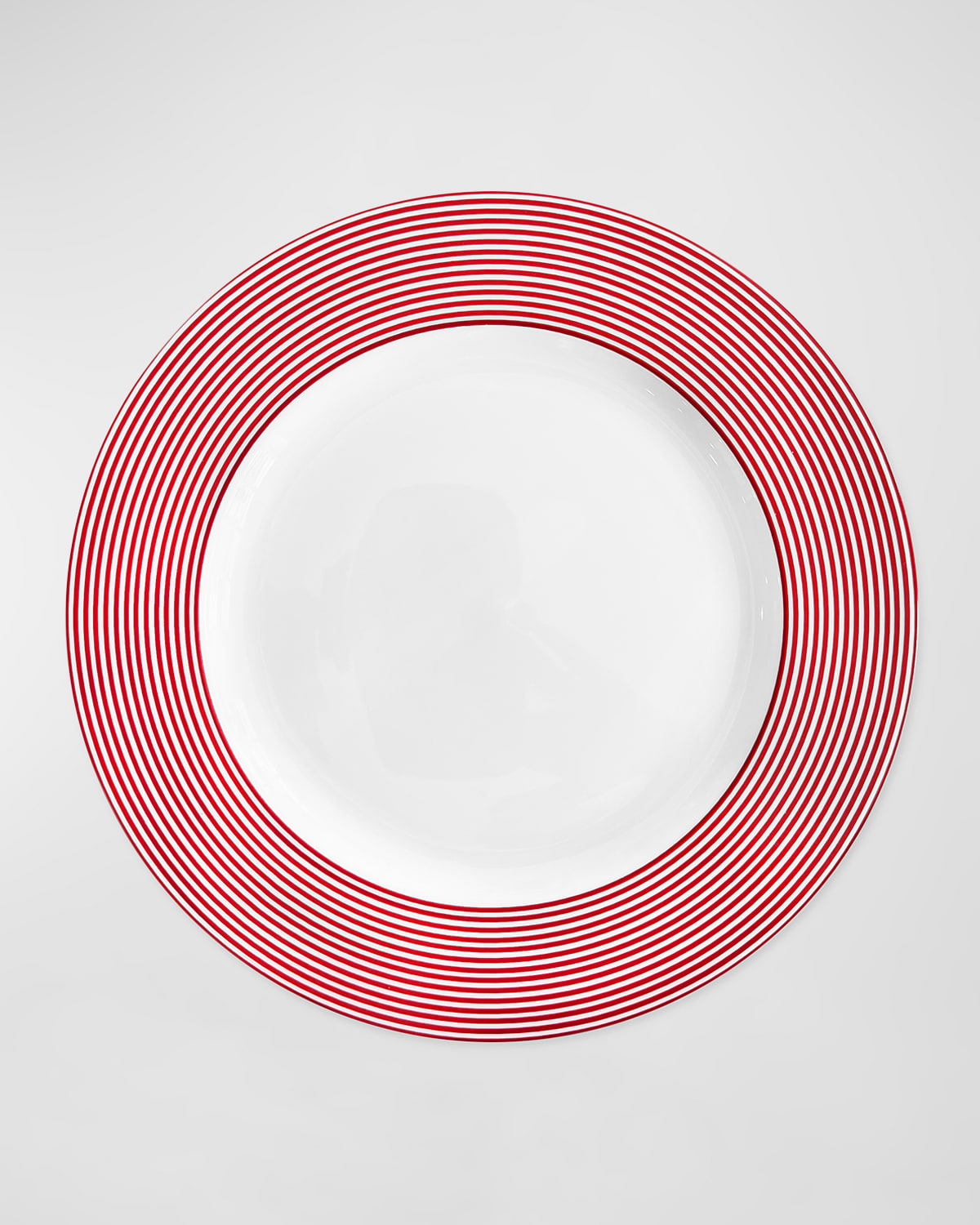 Image Caskata Newport Striped Rimmed Dinner Plate, Set of 4