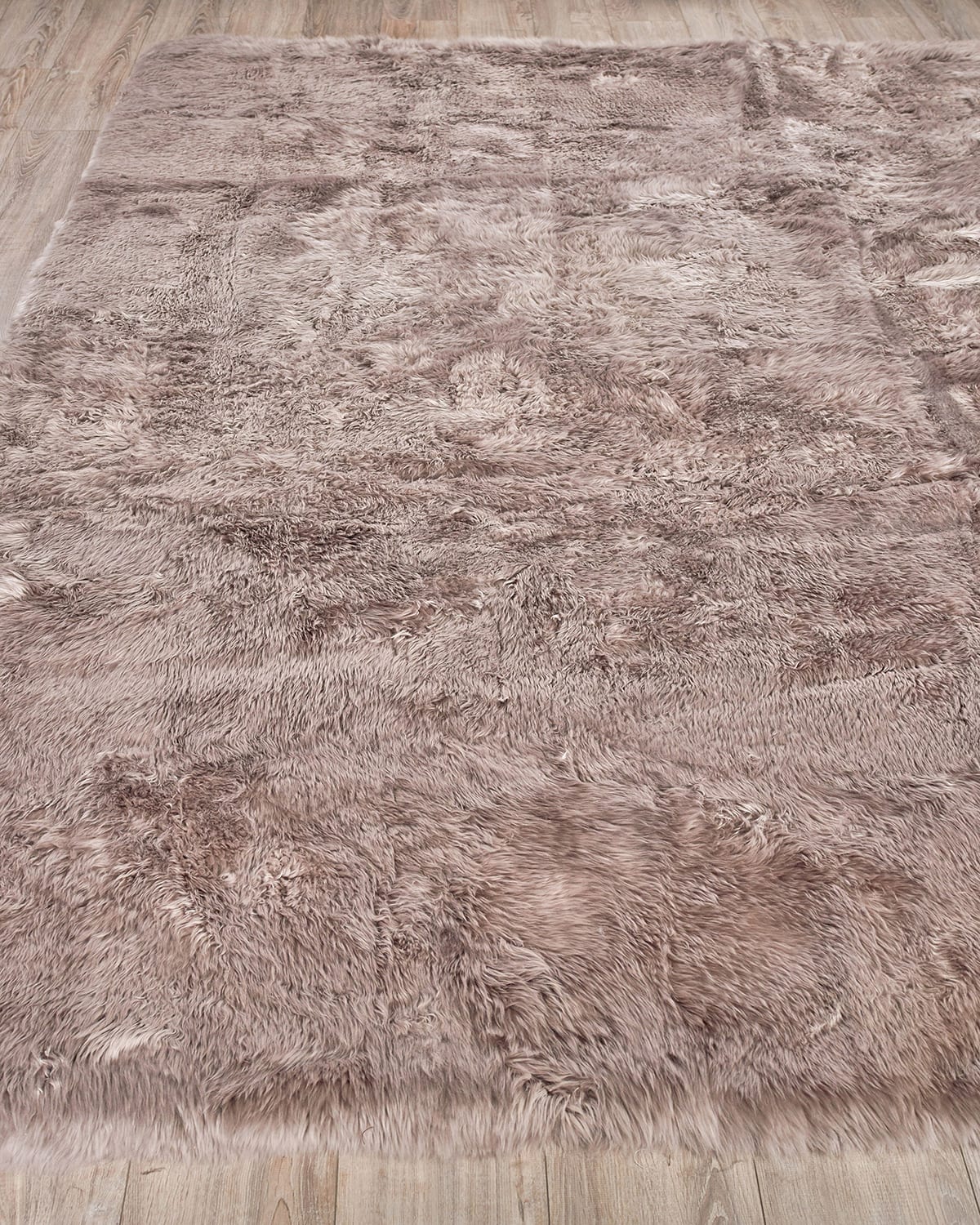 Image Exquisite Rugs Azealia Sheepskin Rug, 5' x 8'