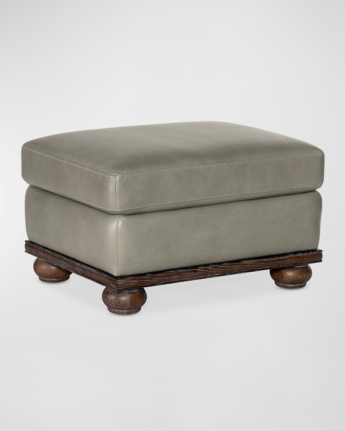 Image Hooker Furniture Williams Leather Ottoman