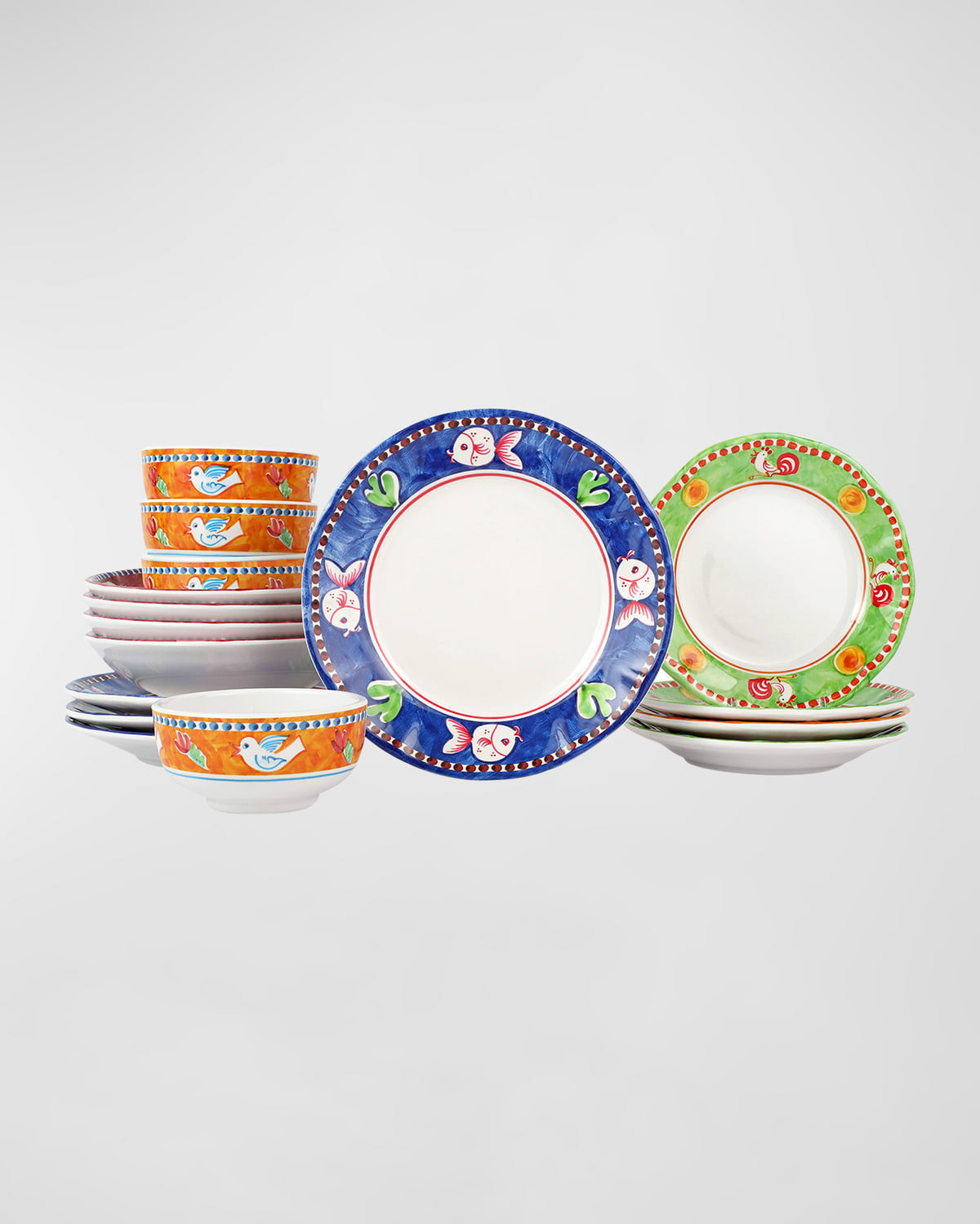 Image Vietri 16-Piece Melamine Campagna Dinnerware Set