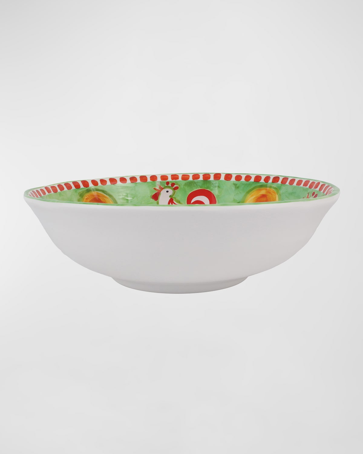 Image Vietri Melamine Campagna Gallina Large Serving Bowl 