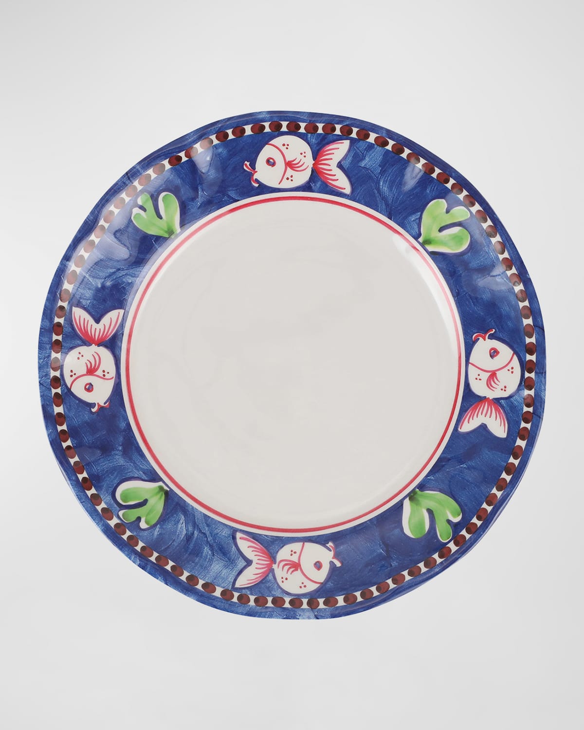 Image Vietri Melamine Campagna Pesce Dinner Plate 