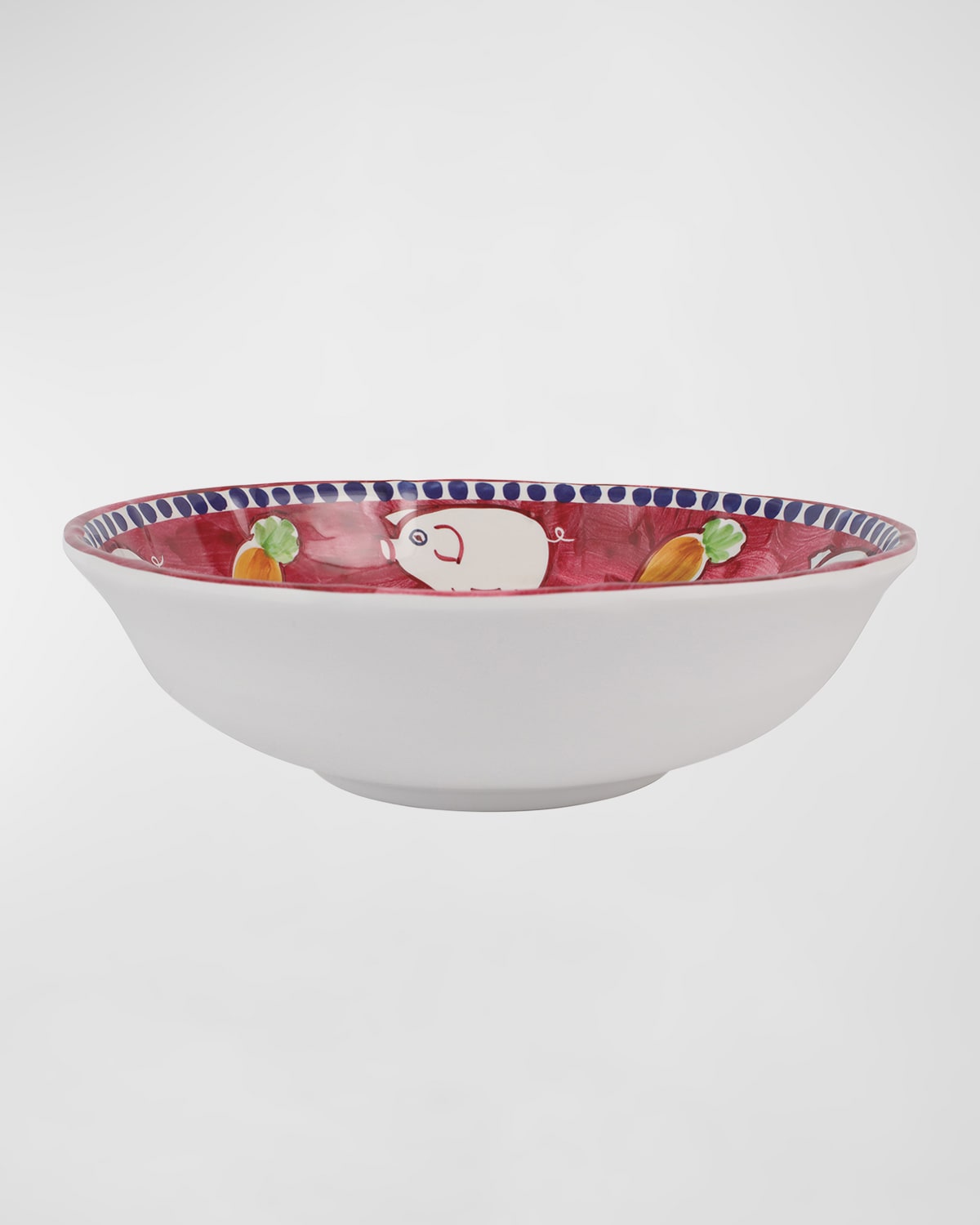 Image Vietri  Melamine Campagna Porco Large Serving Bowl