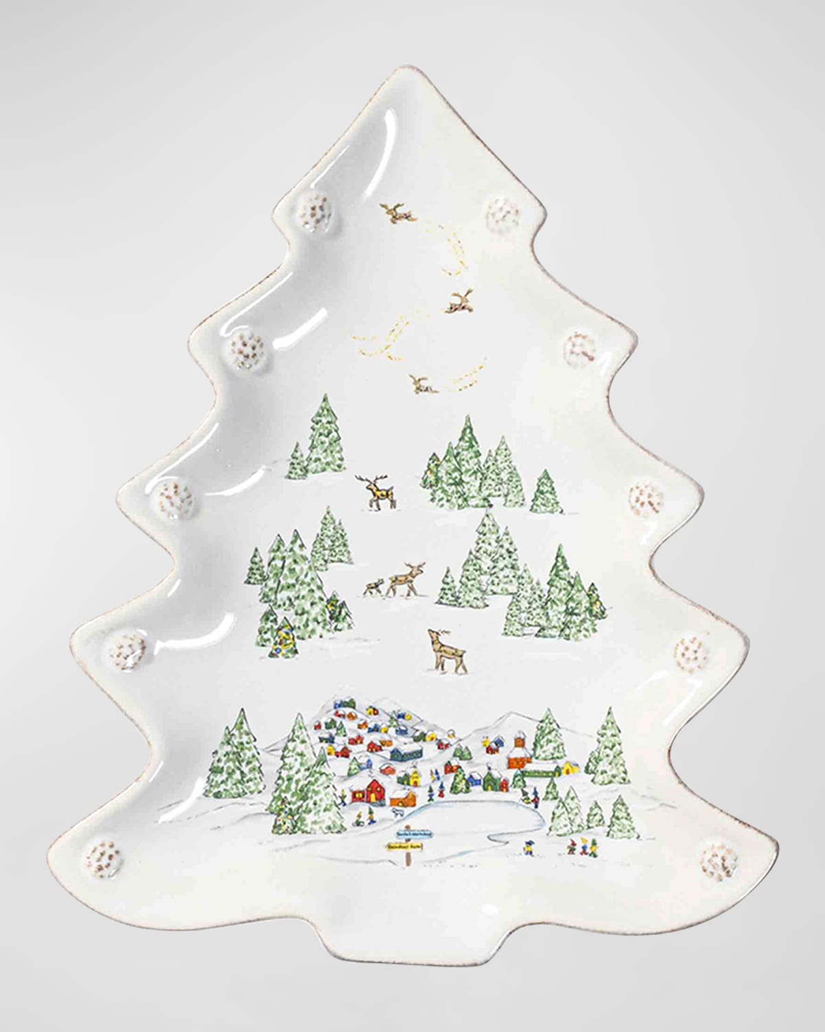 Image Juliska Berry & Thread North Pole Tree Tray 