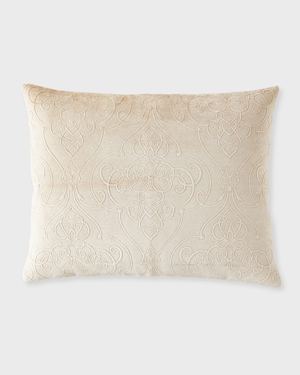 Image Callisto Home Davim Scroll Velvet Standard Sham