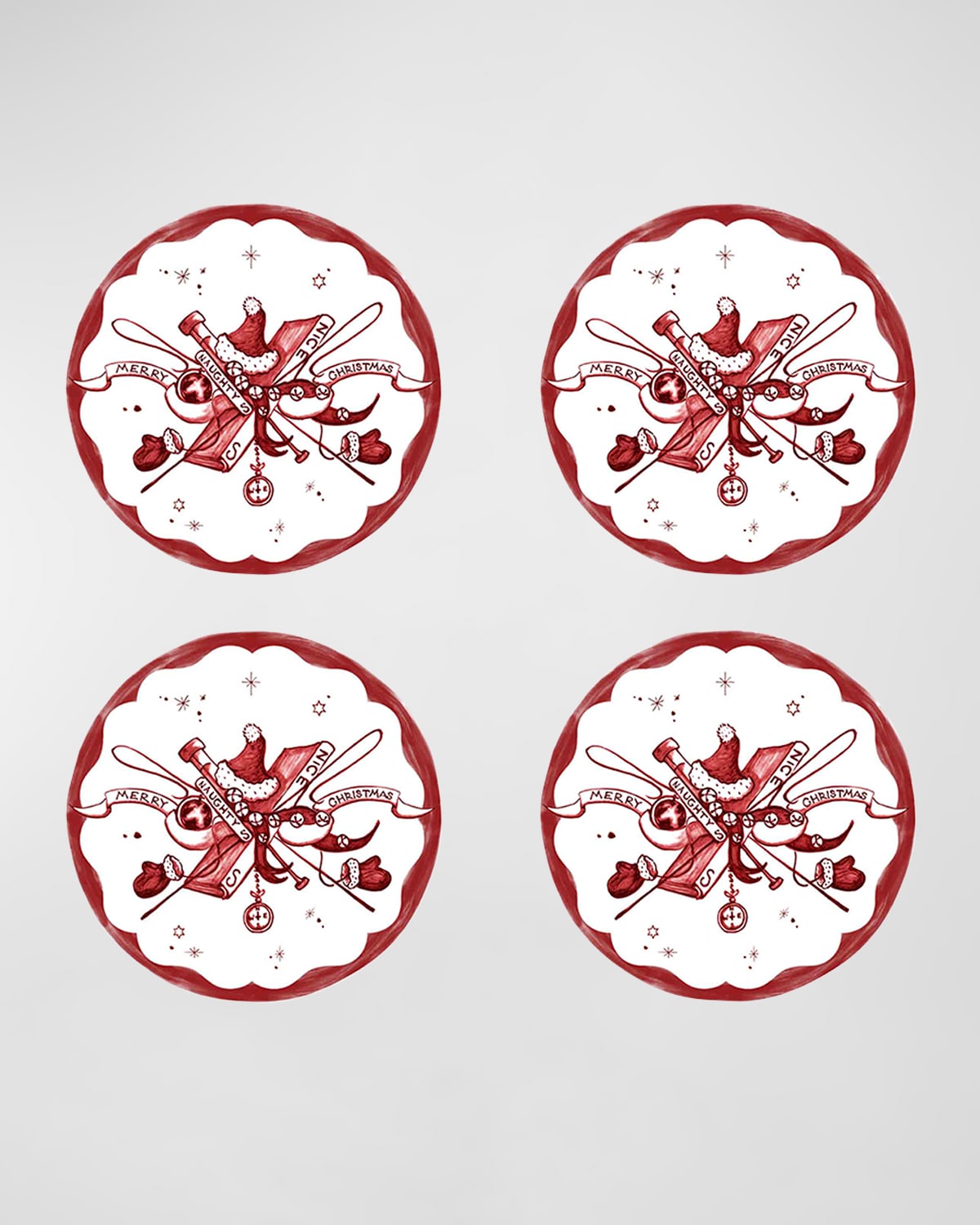 Image Juliska Country Estate Winter Frolic Coasters, Set of 4