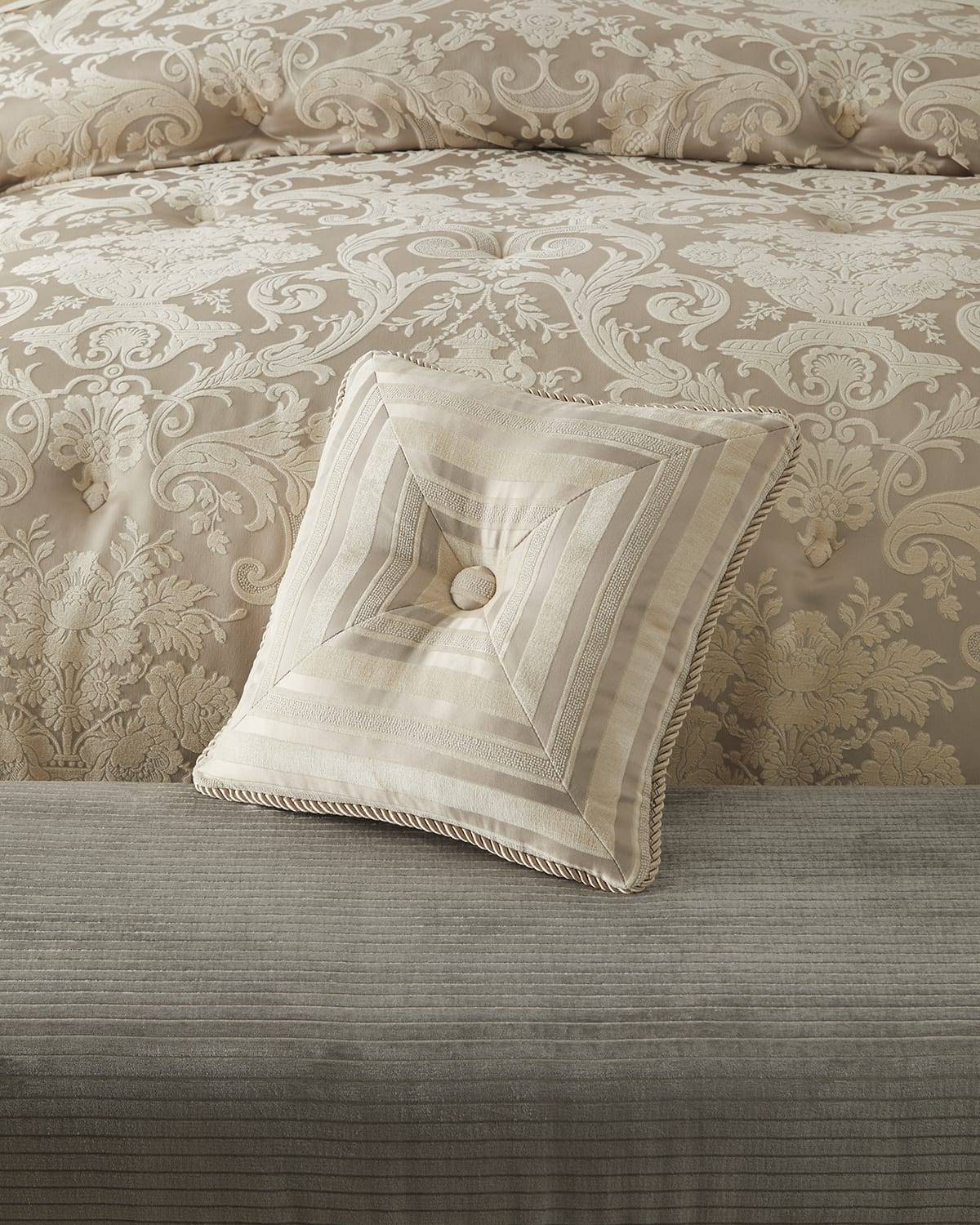 Image Austin Horn Collection Annabelle Reversible Mitered Pillow, 18"Sq.