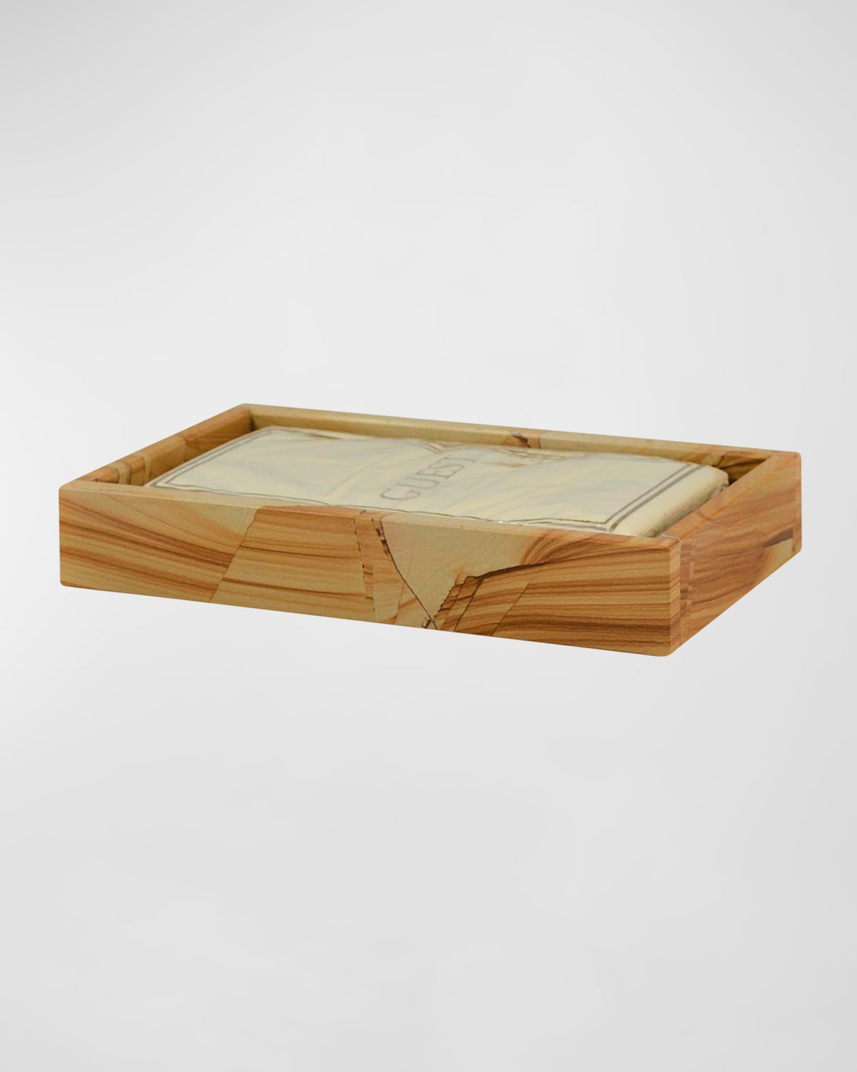 Image Marble Crafter Myrtus Rectangular Guest Towel Tray