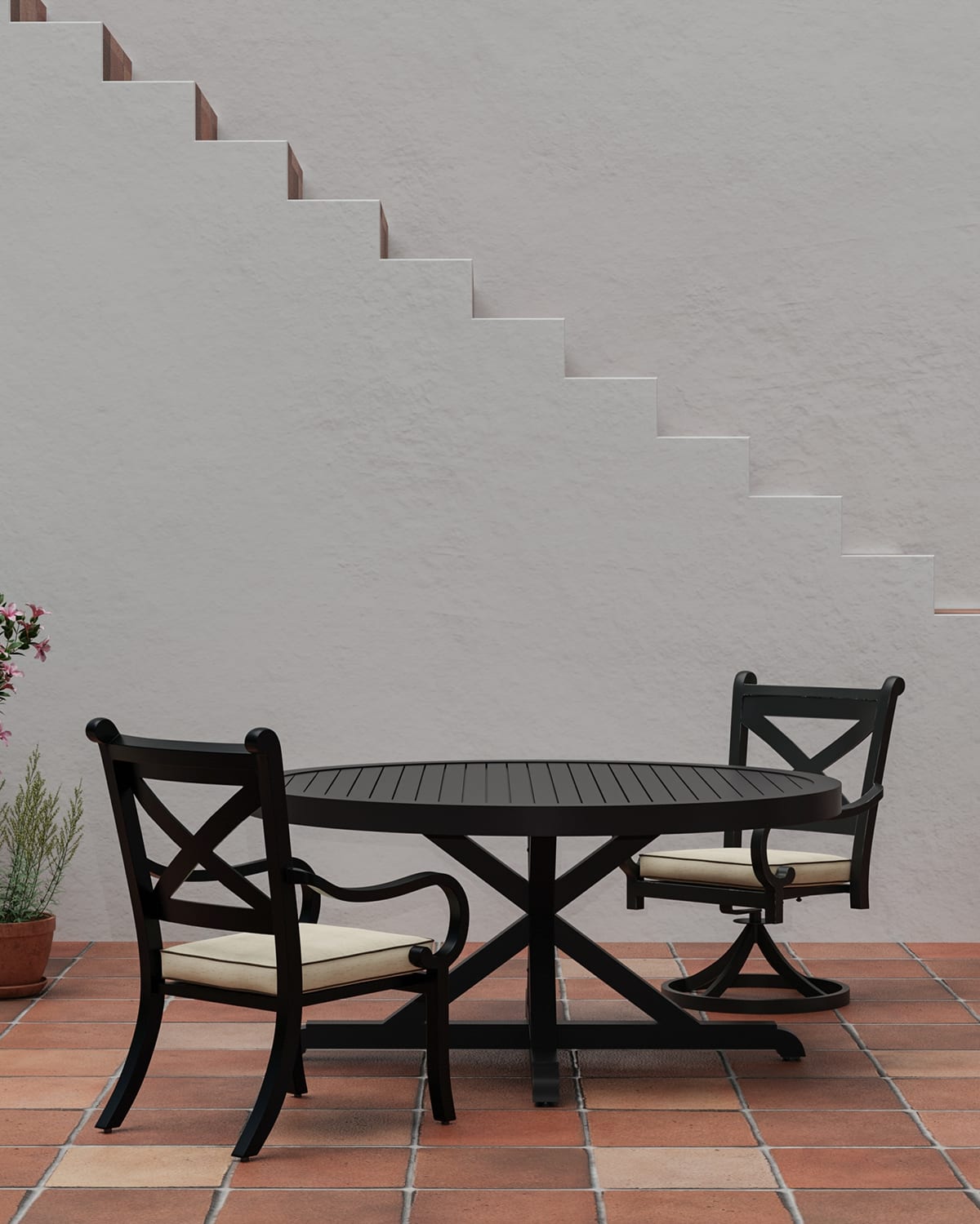 Image Sunset West Monterey 60" Outdoor Dining Table