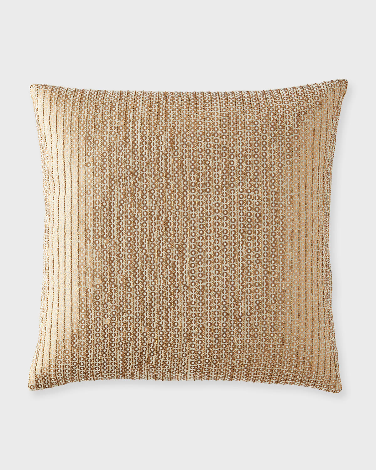 Image Donna Karan Home Copper Sequin Decorative Pillow, 20" Square