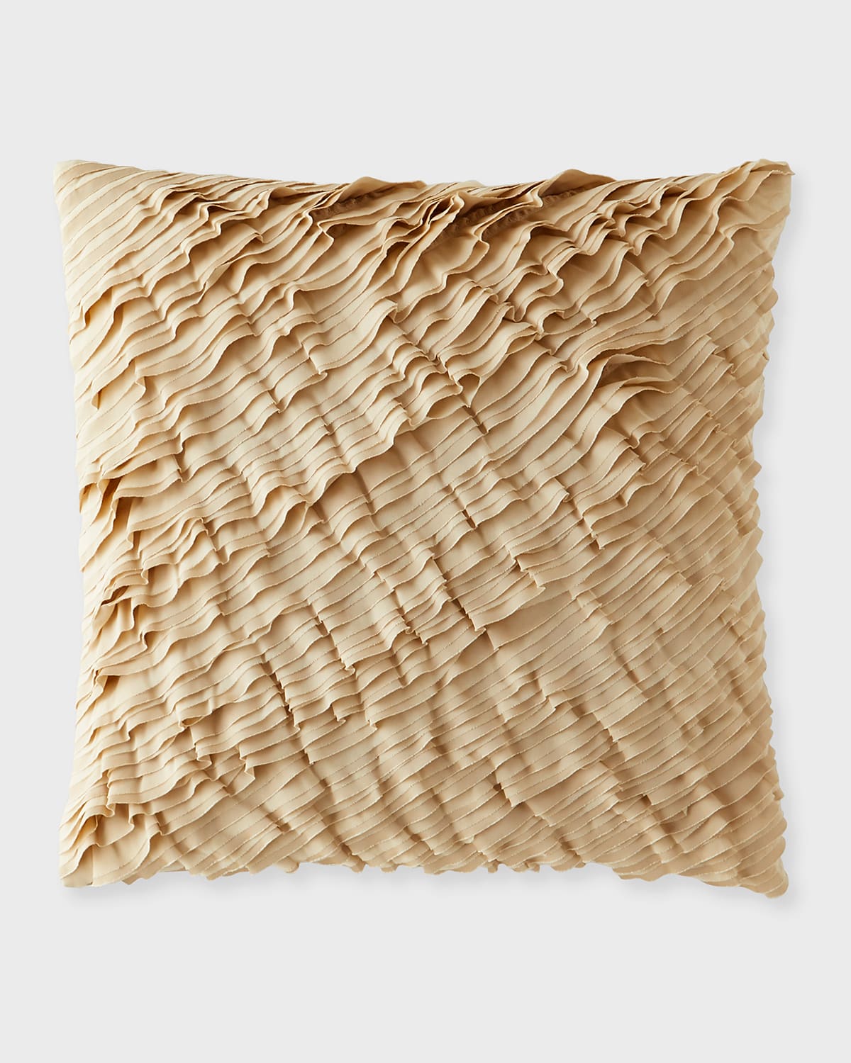 Image Donna Karan Home Ruffle Decorative Pillow, 18" Square