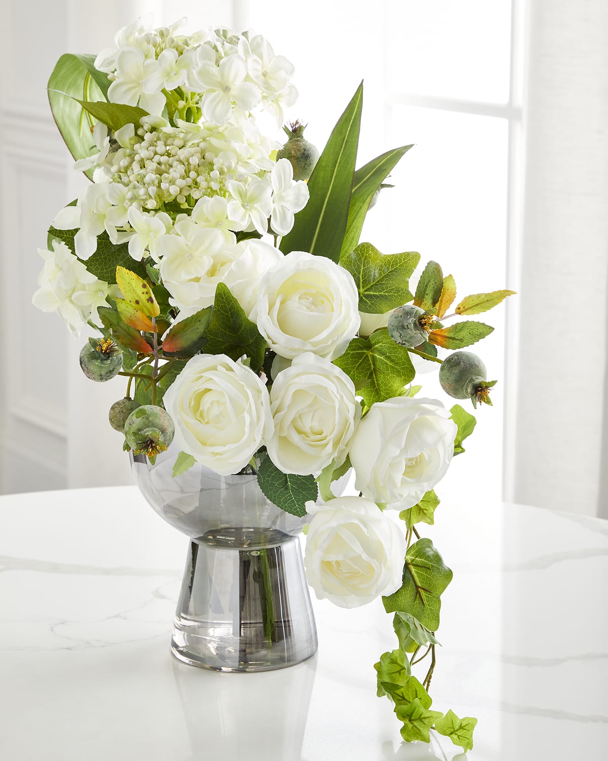 John-Richard Collection Essence Of White Floral Arrangement | Horchow