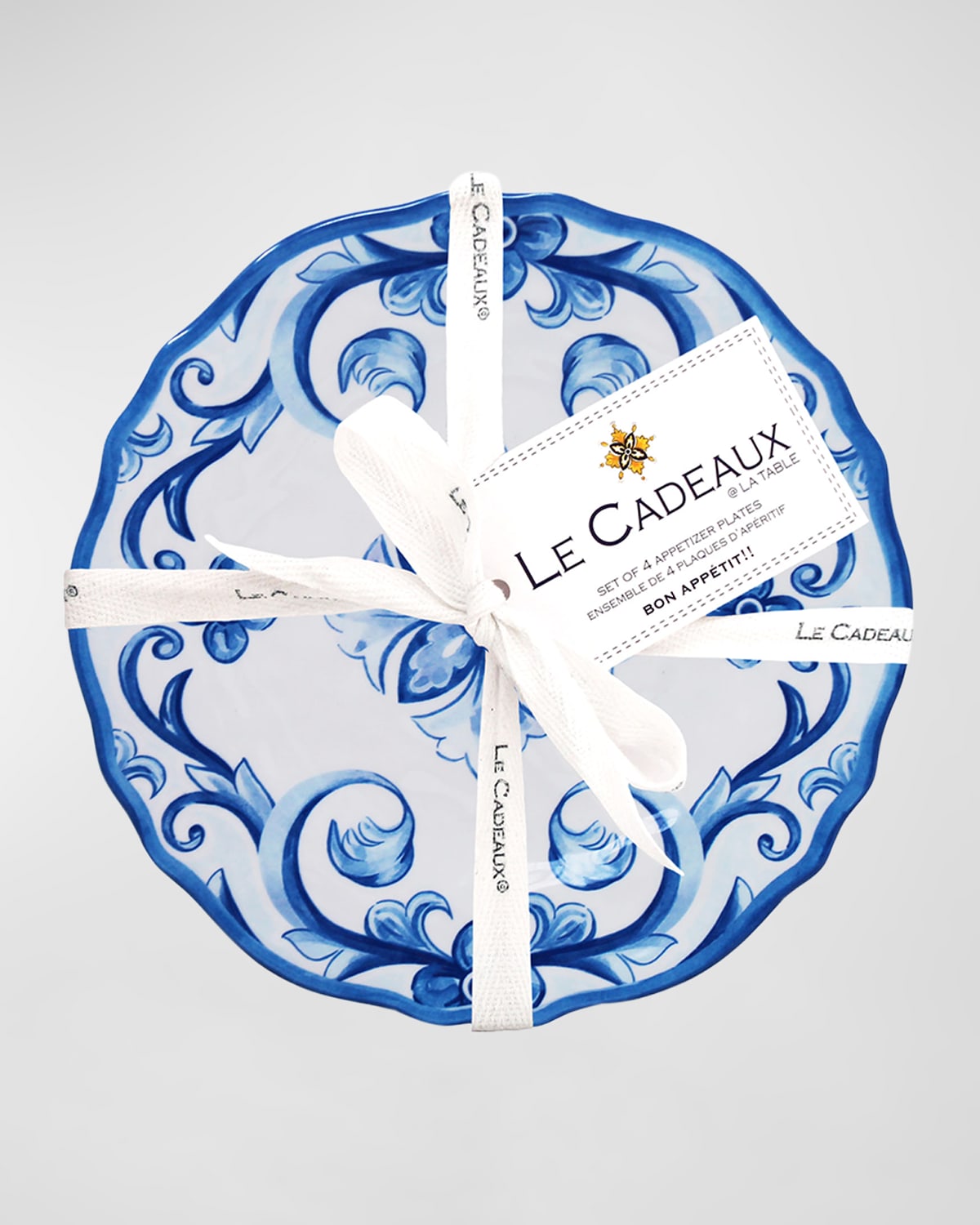 Image Le Cadeaux Mallorca Appetizer Plates, Set of 4