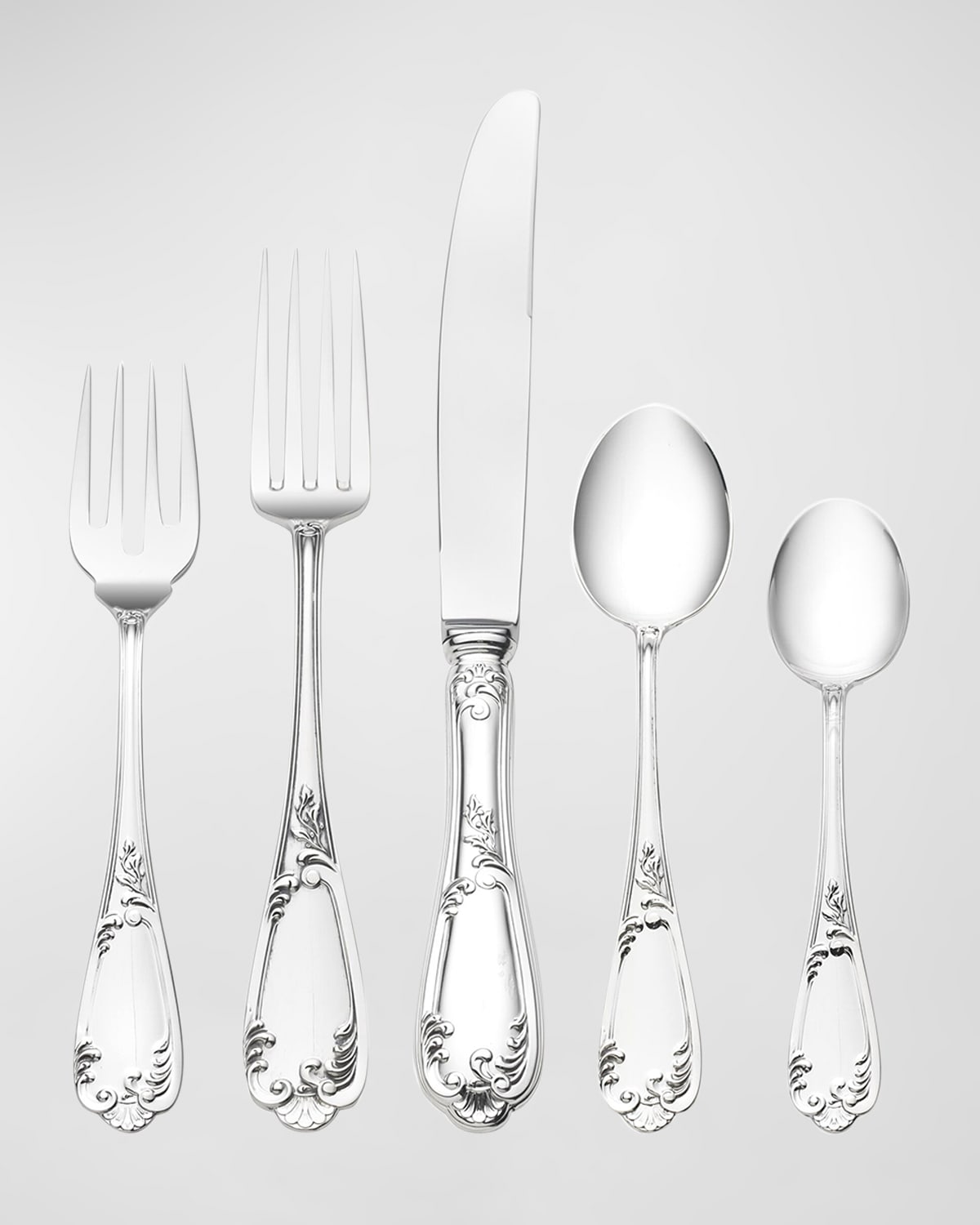 Image Wallace Silversmiths Venezia 46-Piece Flatware Set, Service For 8