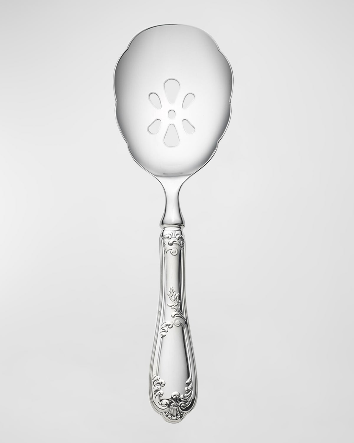 Image Wallace Silversmiths Venezia Pierced Serving Spoon, Hollow Handle