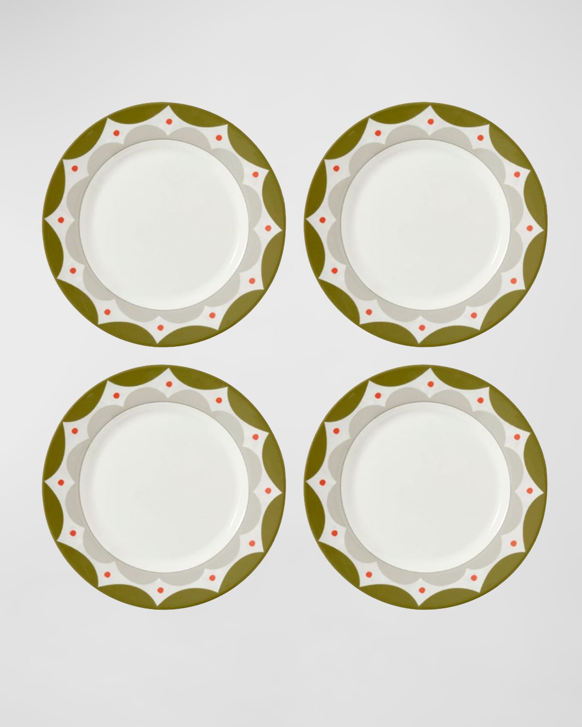 Image Kit Kemp for Spode Geo Dinner Plates, Set of 4 