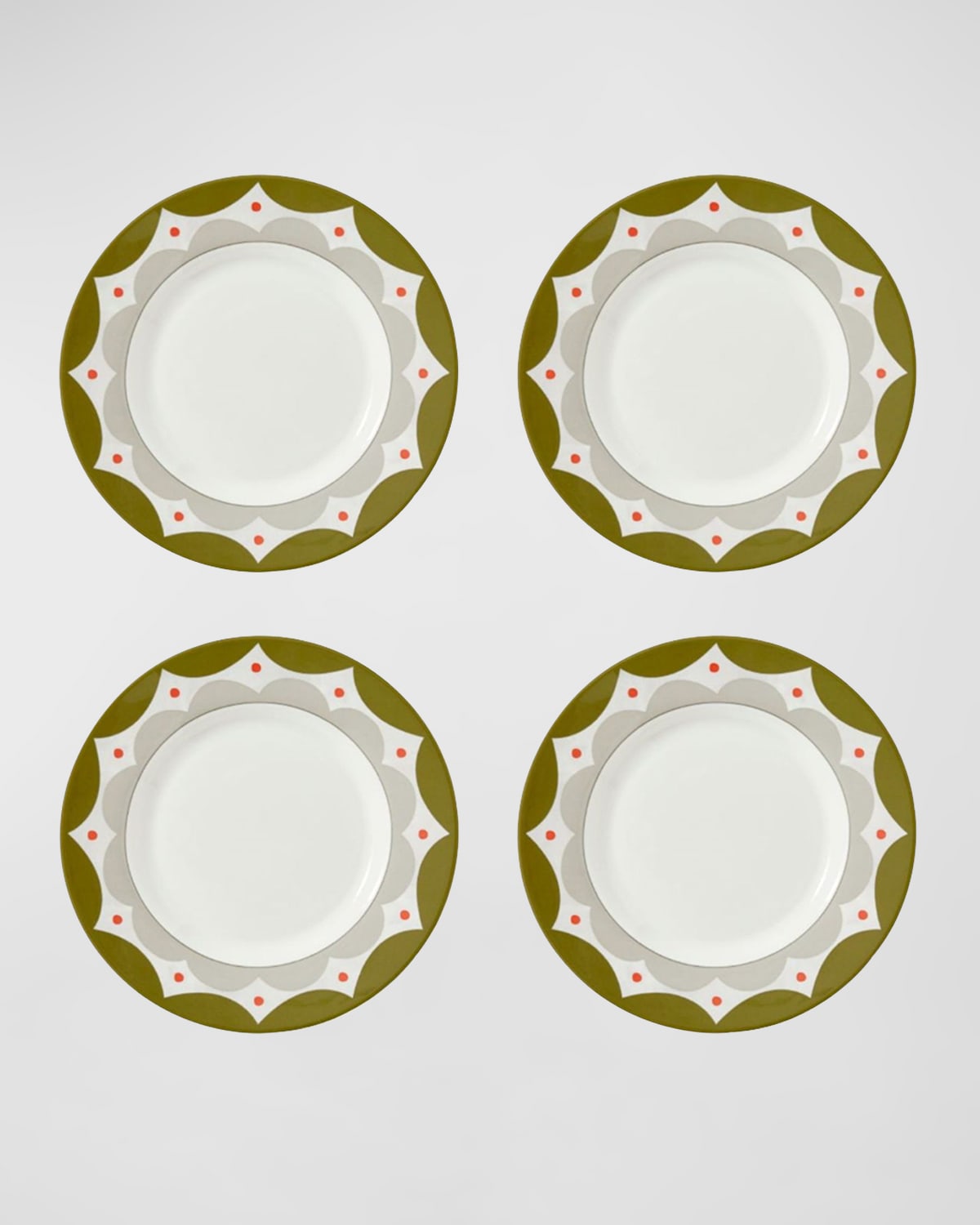 Image Kit Kemp for Spode Geo Salad Plates, Set of 4 