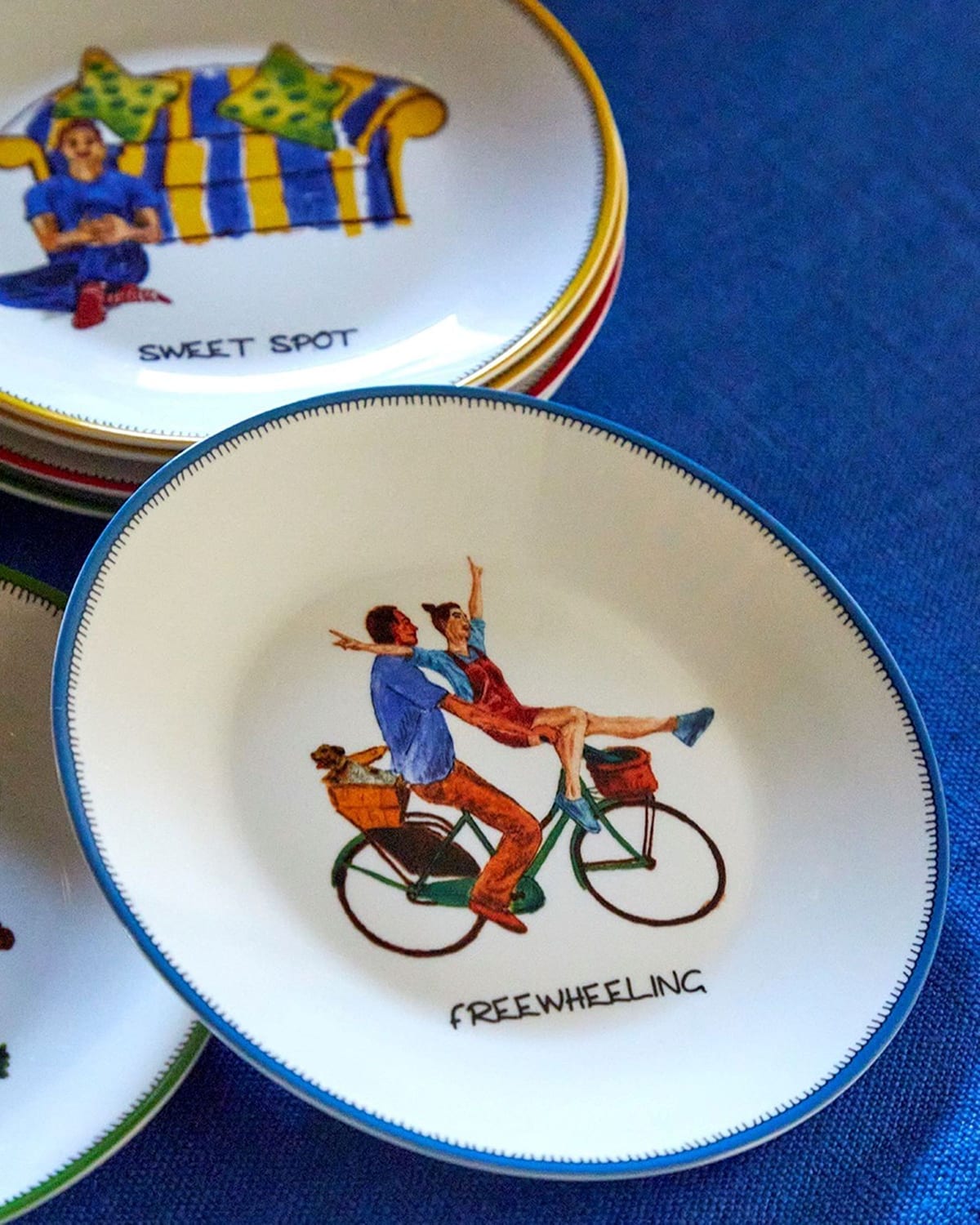 Image Kit Kemp for Spode Tidbit Doodle Plate