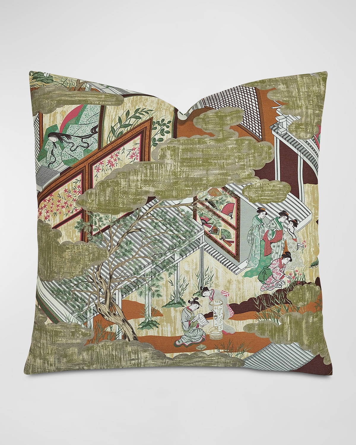 Image Eastern Accents Ichika Ukiyo-E Decorative Pillow 