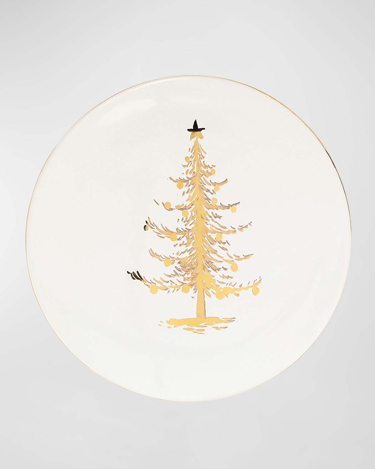 Image Vietri Medici Natale Tart Plate 