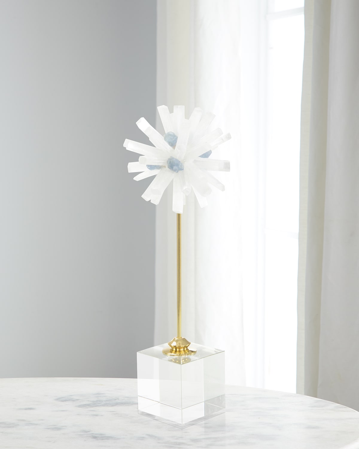 Image John-Richard Collection Selenite Starburst Sculpture II 