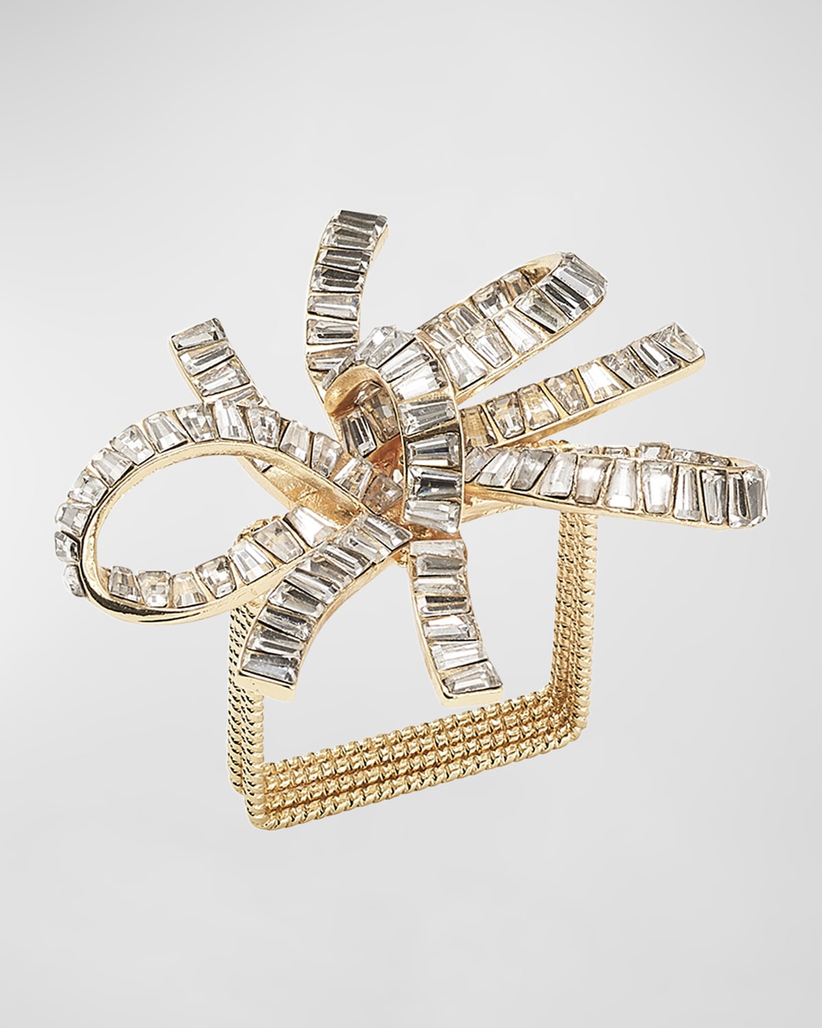 Image Kim Seybert Jeweled Bow Napkin Rings, Set of 4