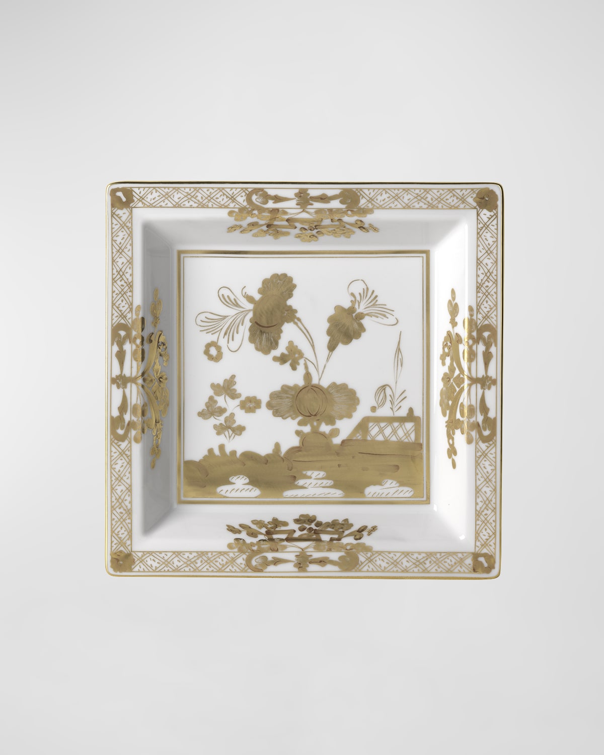 Image GINORI 1735 Oriente Italiano Aurum Square Plate 