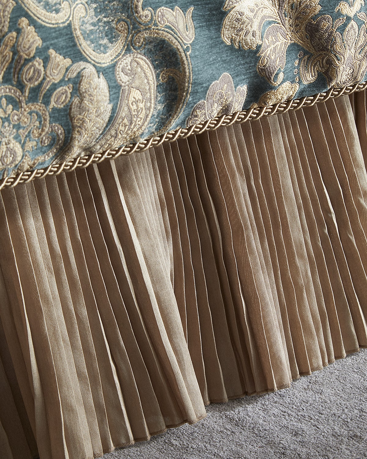Image Austin Horn Collection Harlow Pleated Bed Skirt, Queen