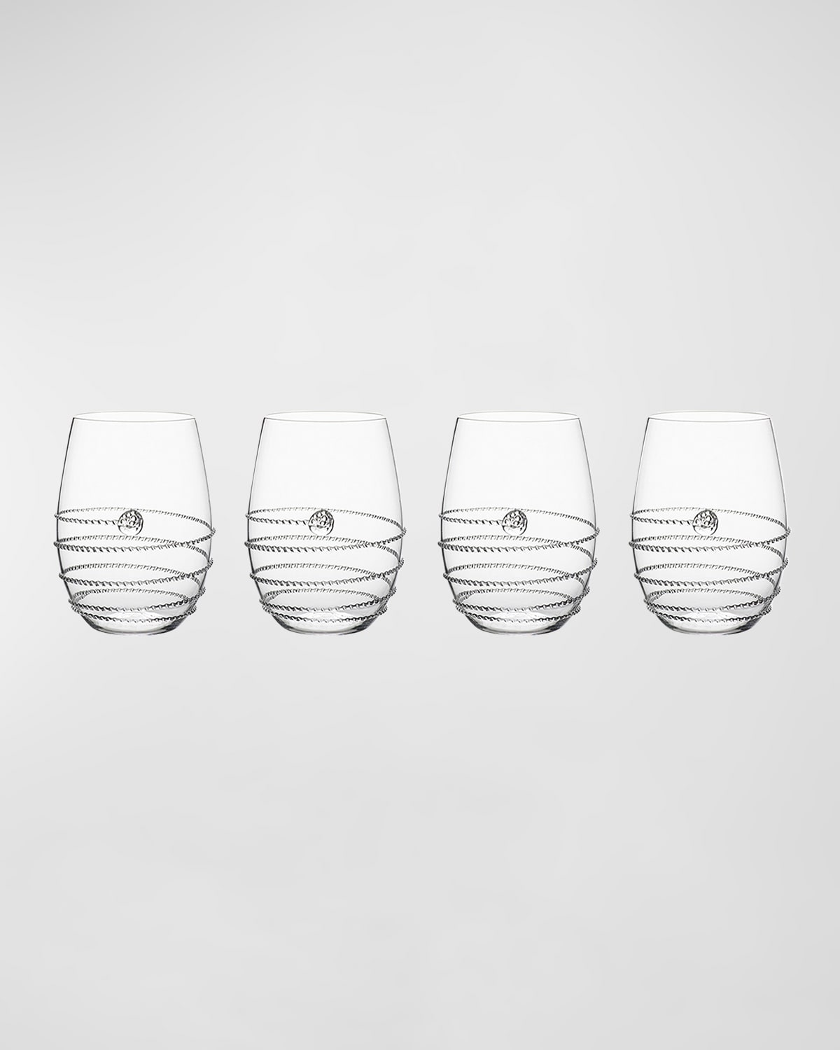 Image Juliska Amalia Stemless White Wine Glasses, Set of 4