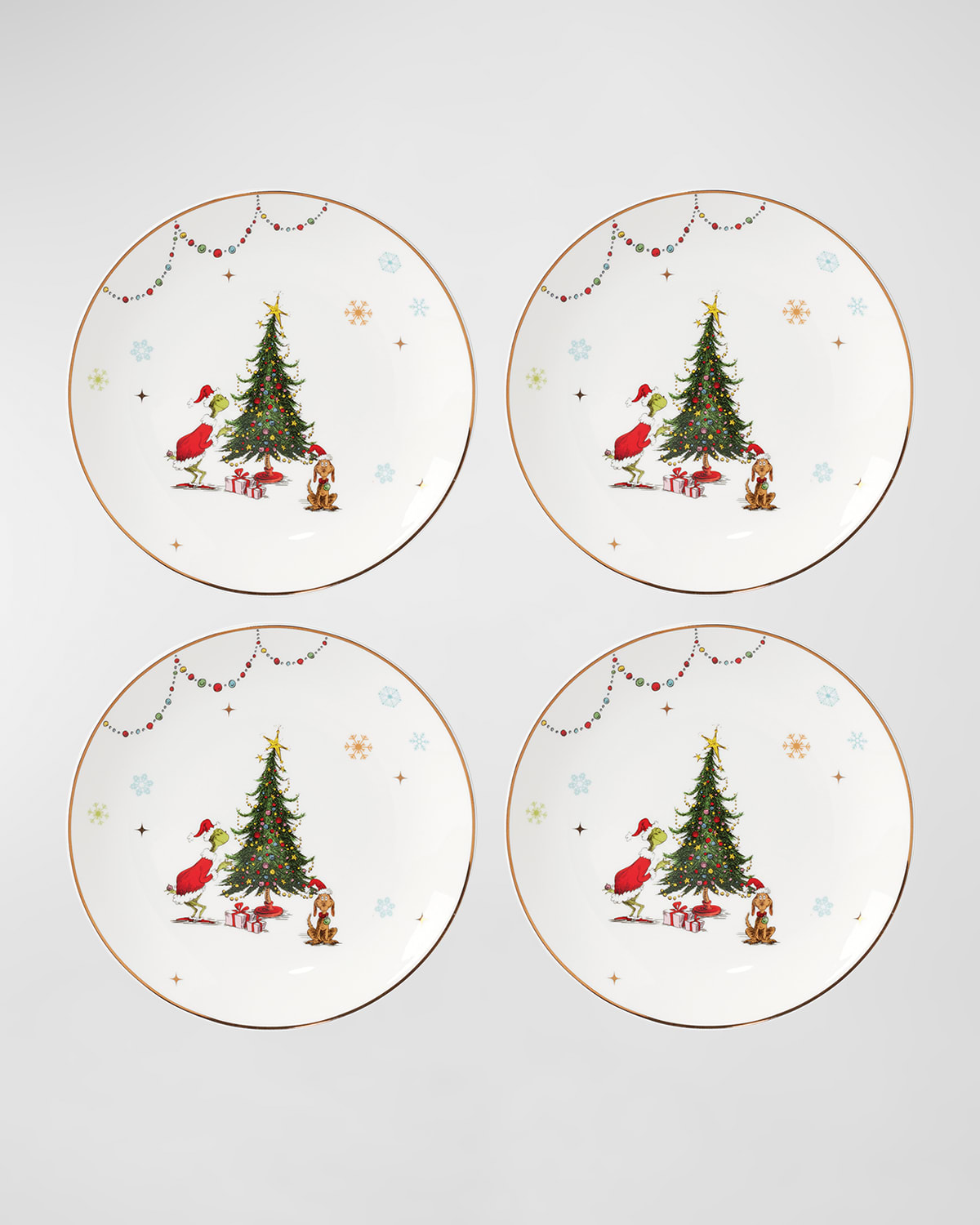 Merry Grinchmas All-Purpose Bowls, Set of 4