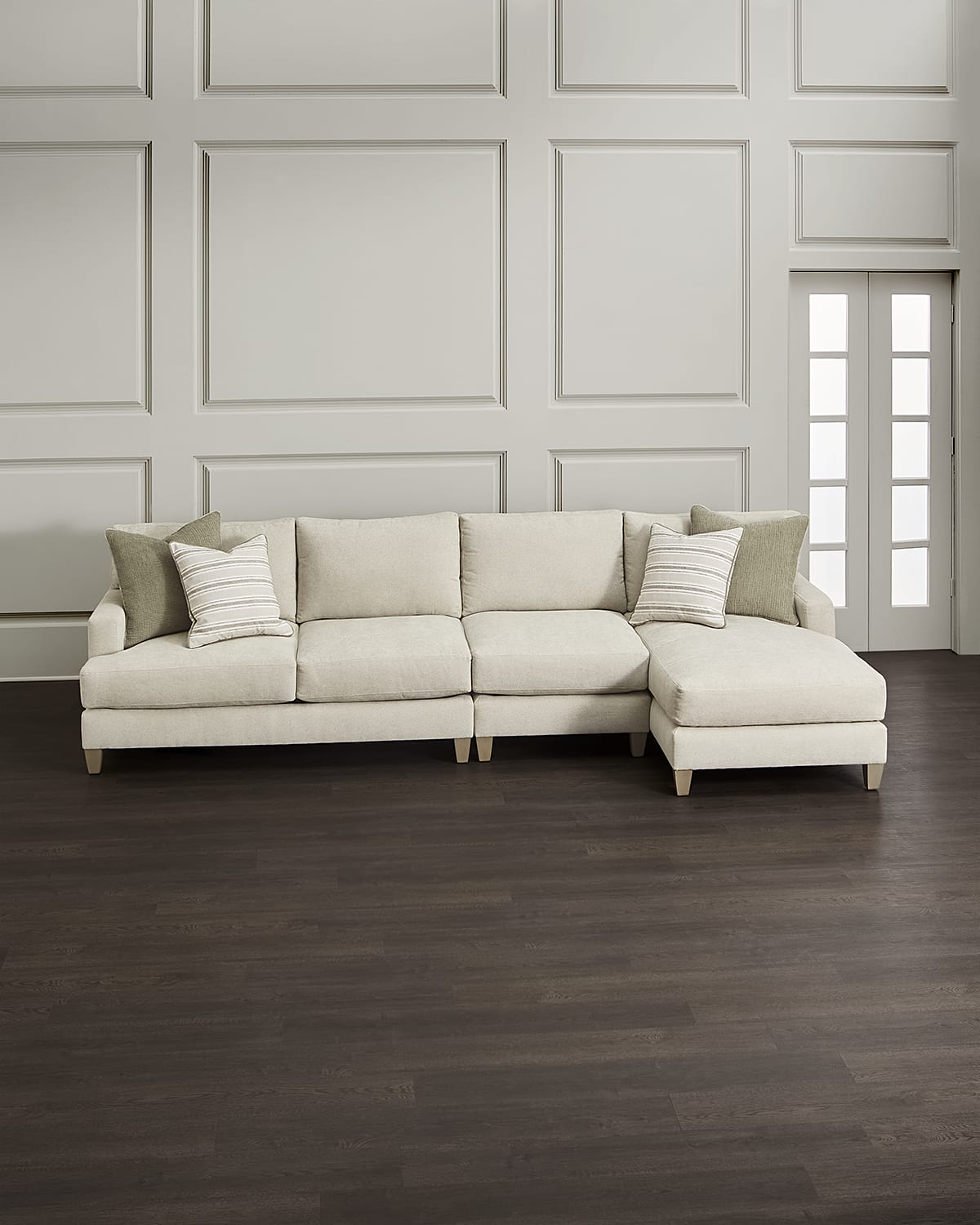 Image Bernhardt Mila 3-Piece Right Chaise Sectional