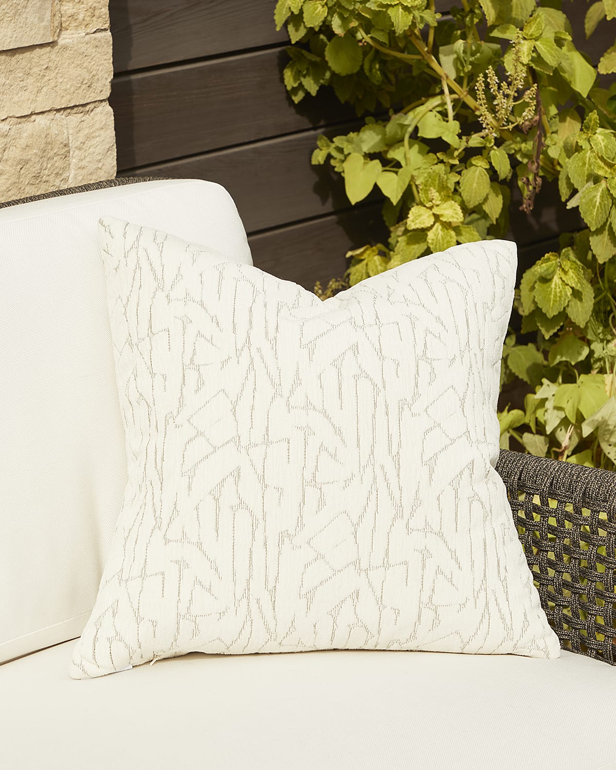 Image Elaine Smith  Synchronize Decorative Pillow, 20" Sq