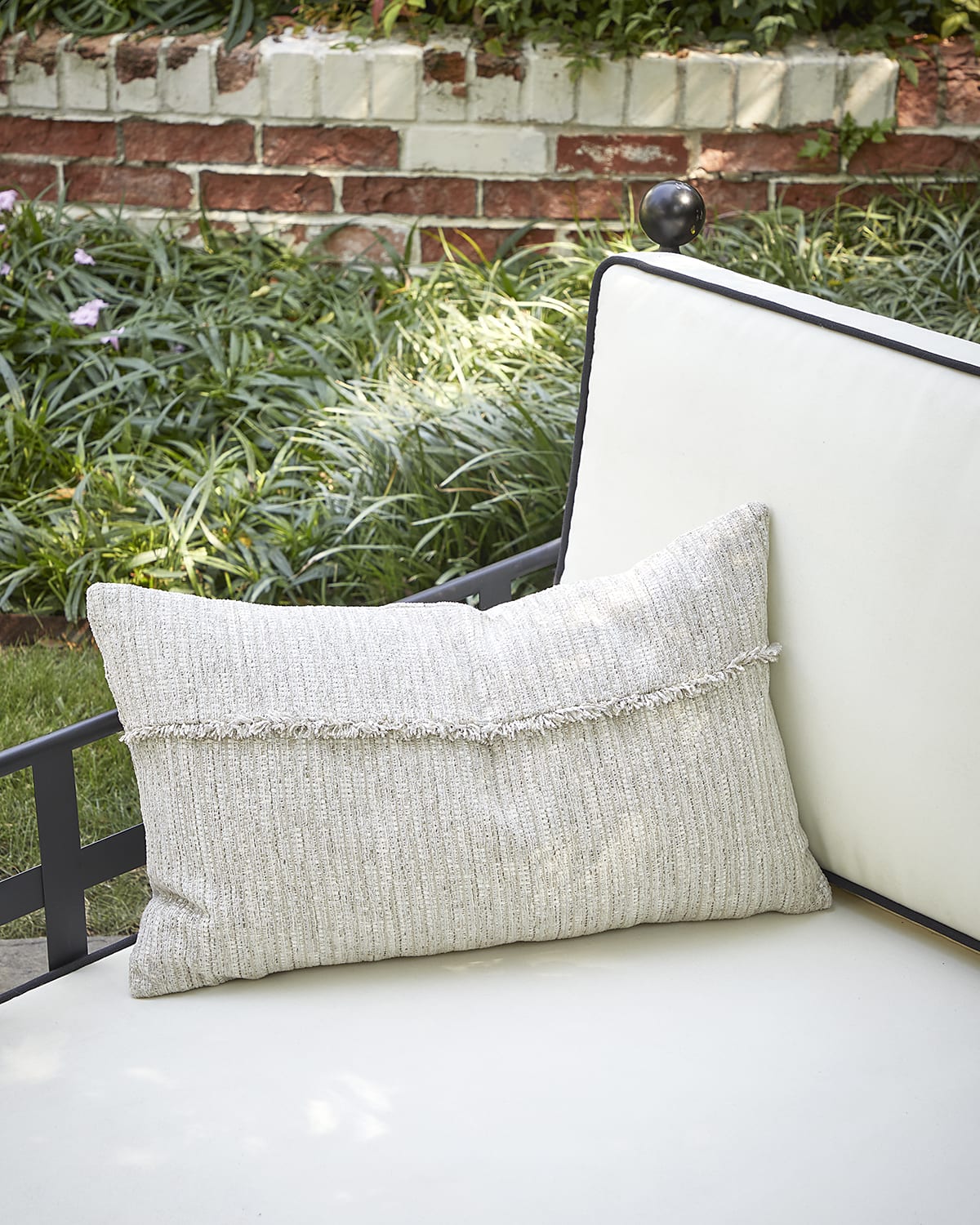 Image Elaine Smith Sumptuous Indoor/Outdoor Lumbar Pillow, 12" x 20"