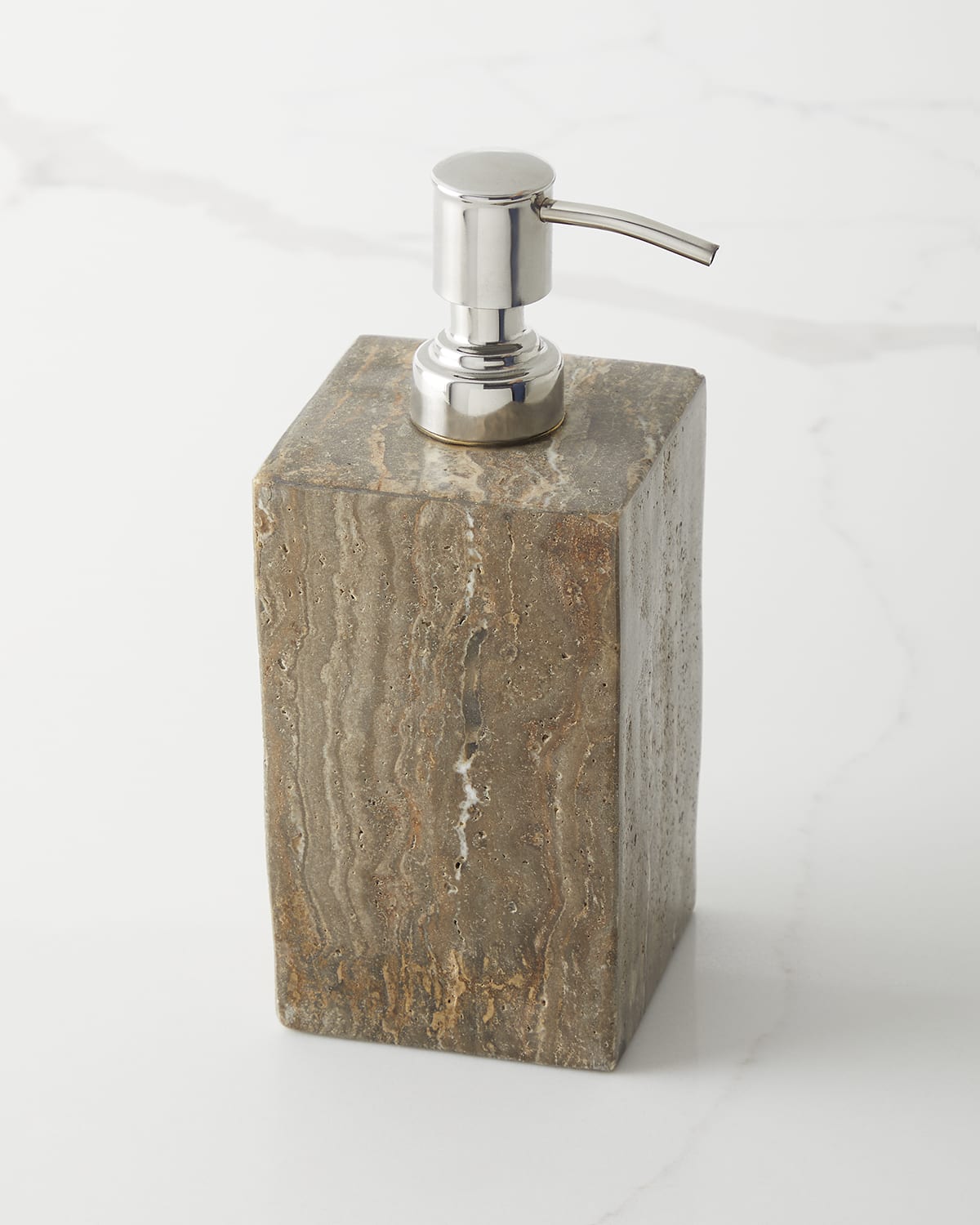 Image Pigeon and Poodle Bowen Soap Dispenser, Gray 