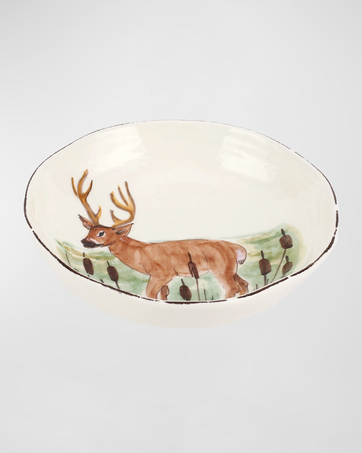 Vietri Wildlife Deer Large Bowl main image 1
