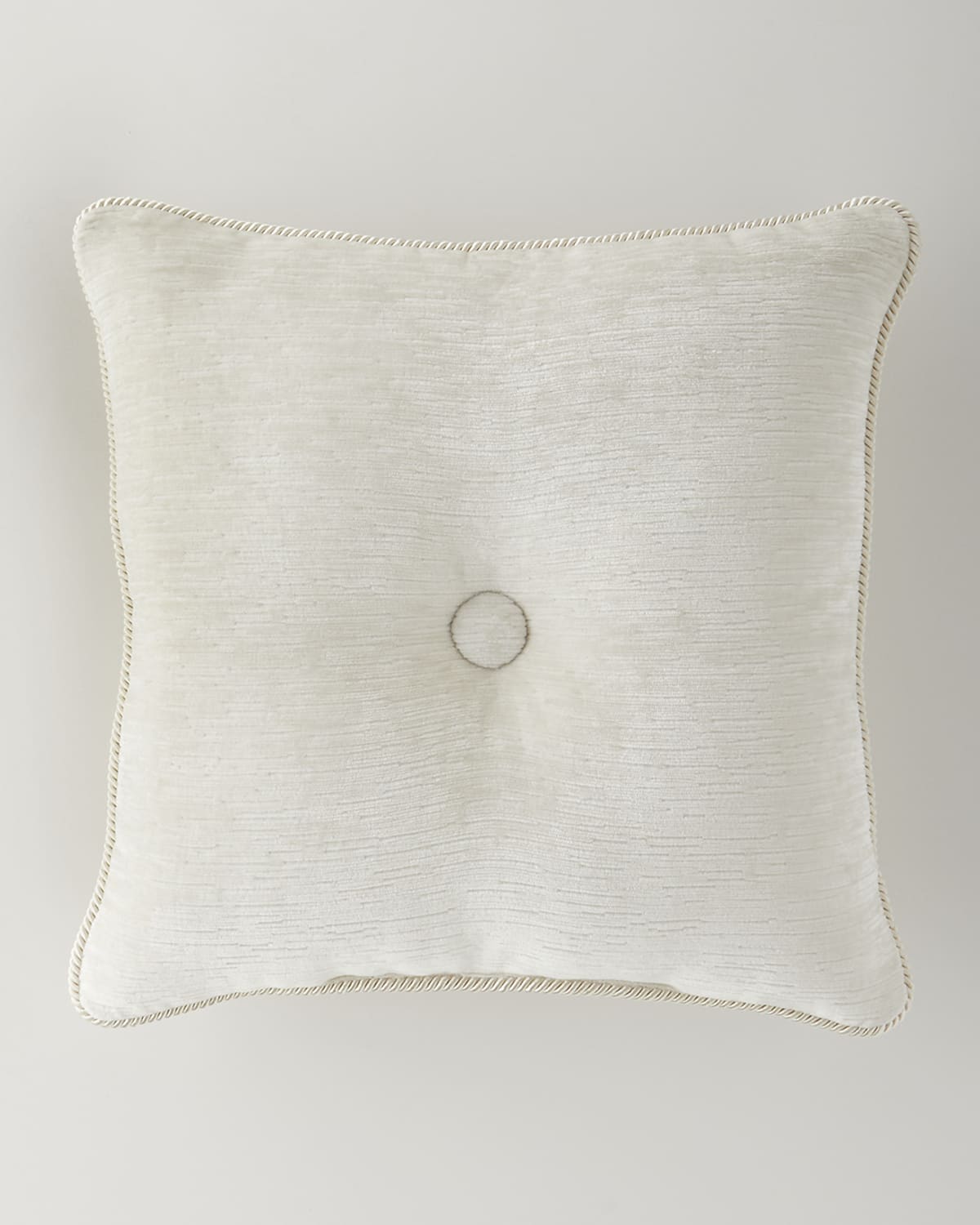 Image Austin Horn Collection Annabelle Velvet Button Pillow, 20" Square 