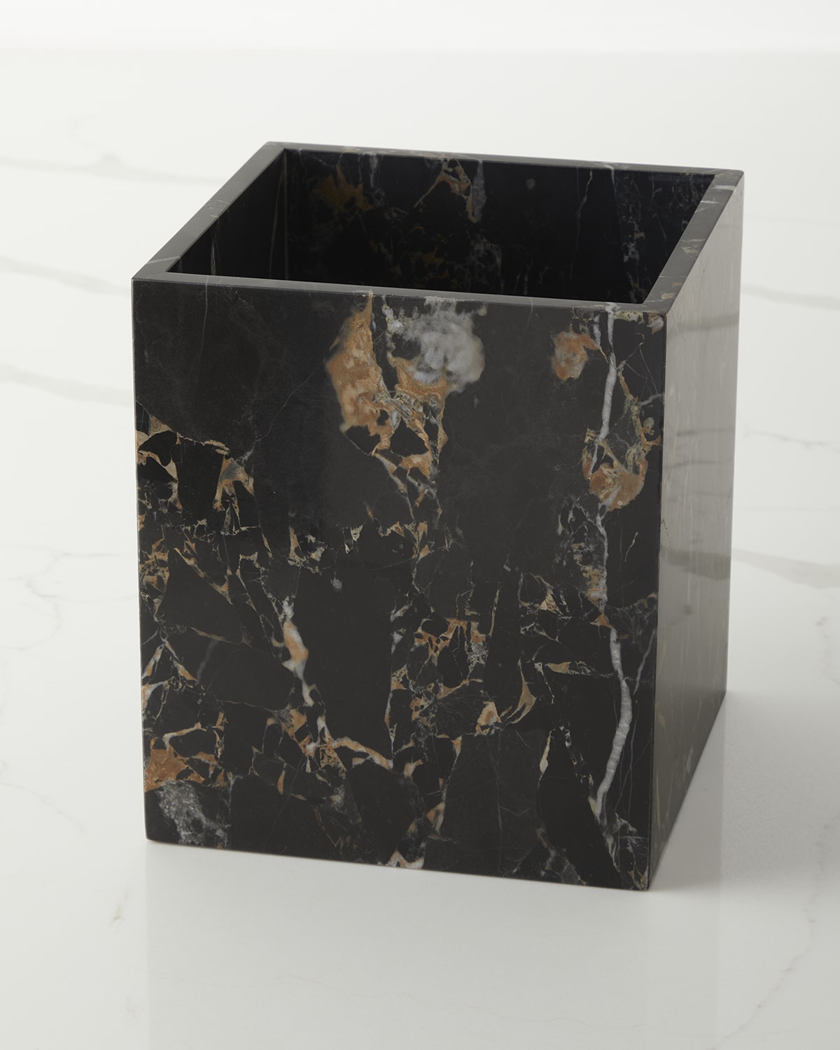 Image Kassatex Athenas Marble Wastebasket