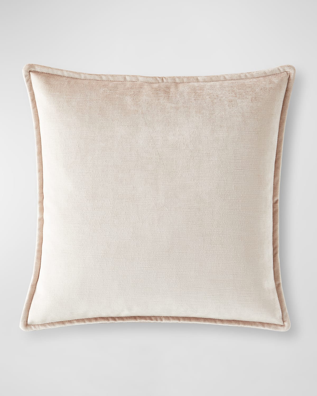 Image Austin Horn Collection Tulip Embroidered Velvet Pillow, 20" Square 