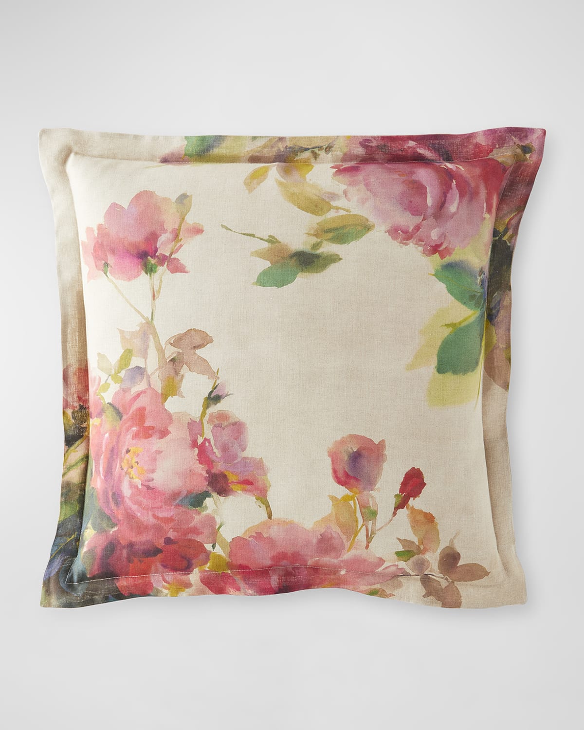 Image Designers Guild Thelma's Garden Fuchsia Euro Sham 