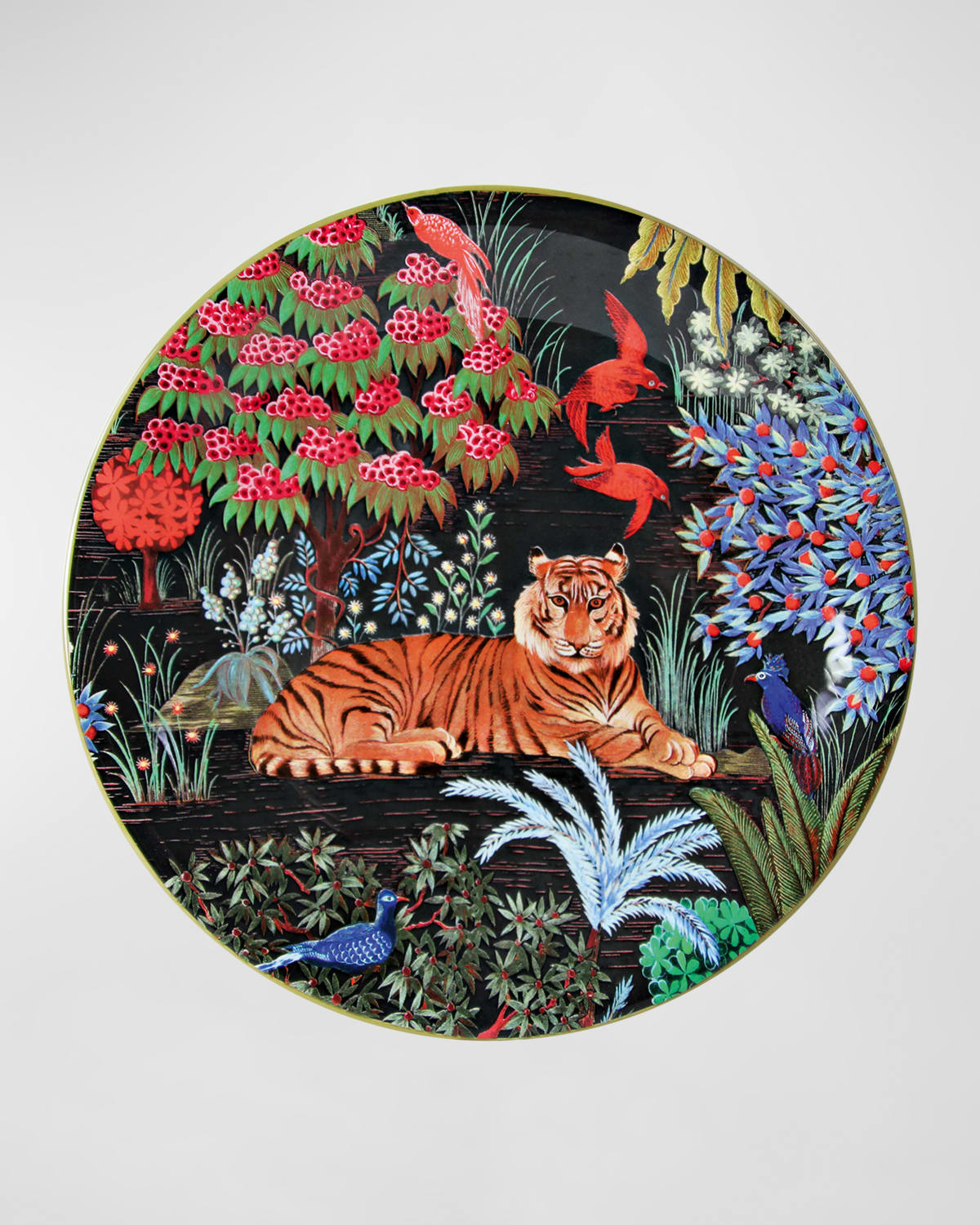 Image Gien Le Jardin du Palais Assorted Dessert Plates, Set of 4