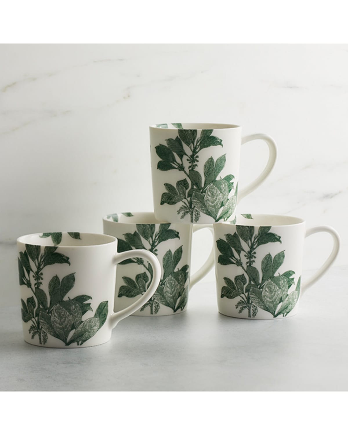 Image Caskata Arbor Green Mugs, Set of 4