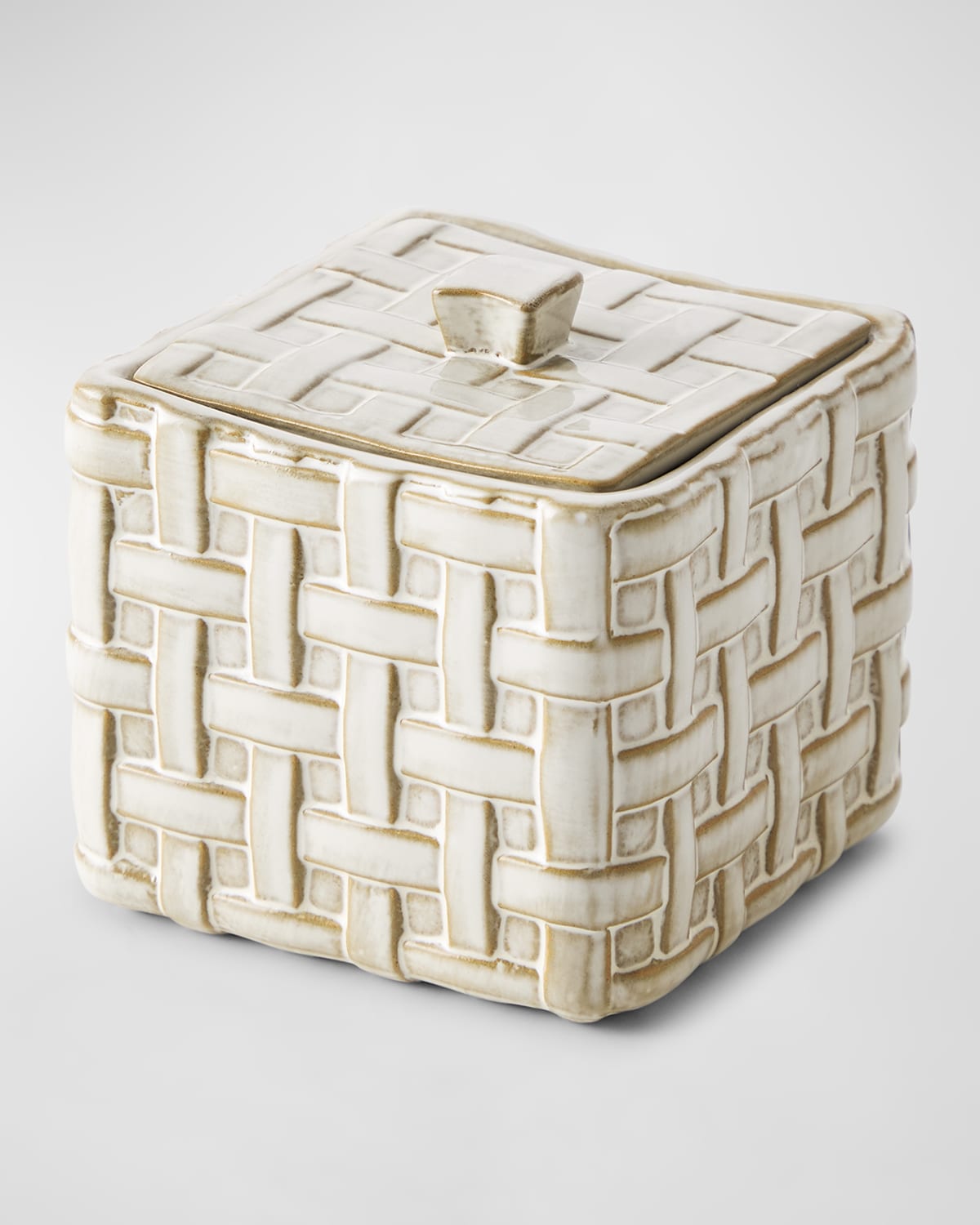 Image Kassatex Cane Cotton Jar