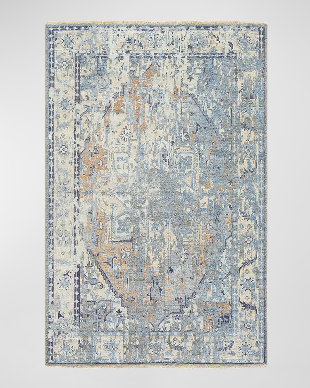 Image Surya Rugs Cappadocia Blue Hand-Knotted Rug, 4' x 6'