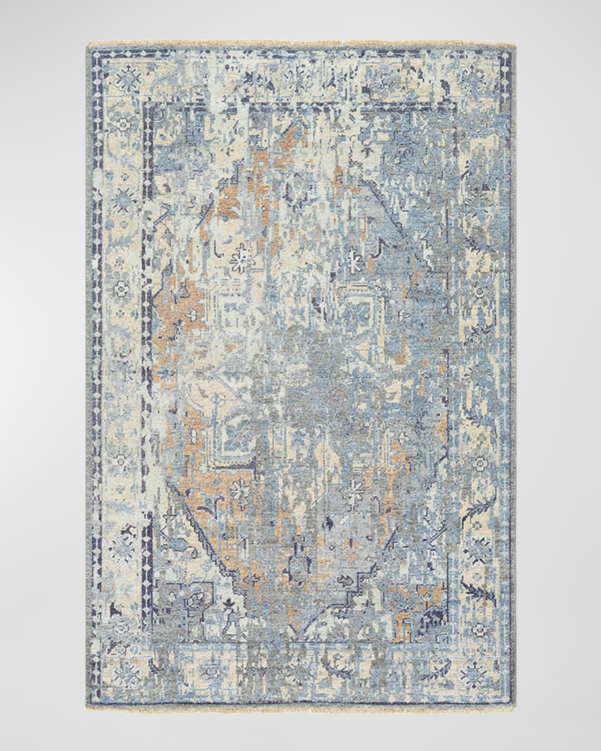 Image Surya Rugs Cappadocia Blue Hand-Knotted Rug, 6' x 9'