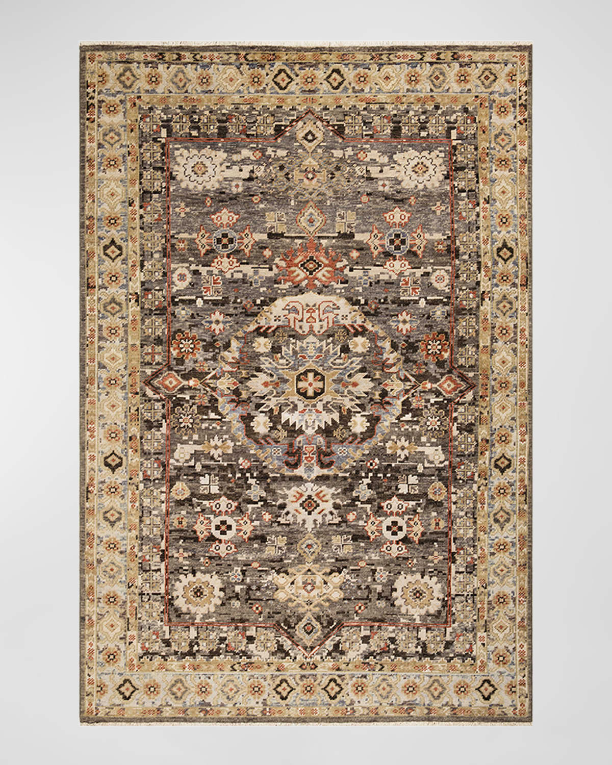 Image Surya Rugs Cappadocia Rust Hand-Knotted Rug, 4' x 6'